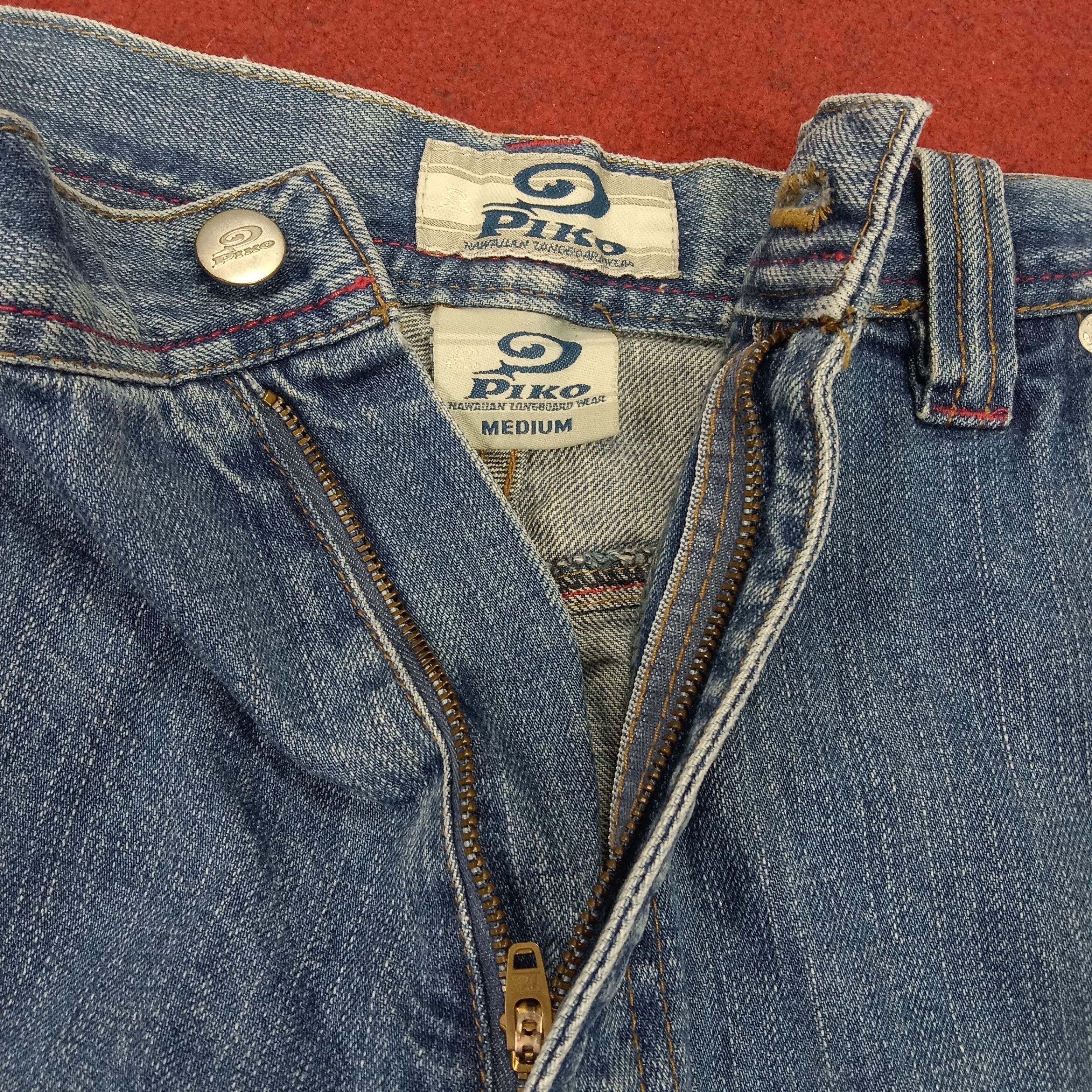 Vintage Piko Hawaiian Streetwear Cargo Skater Style Jeans Size US 29 - 14 Thumbnail