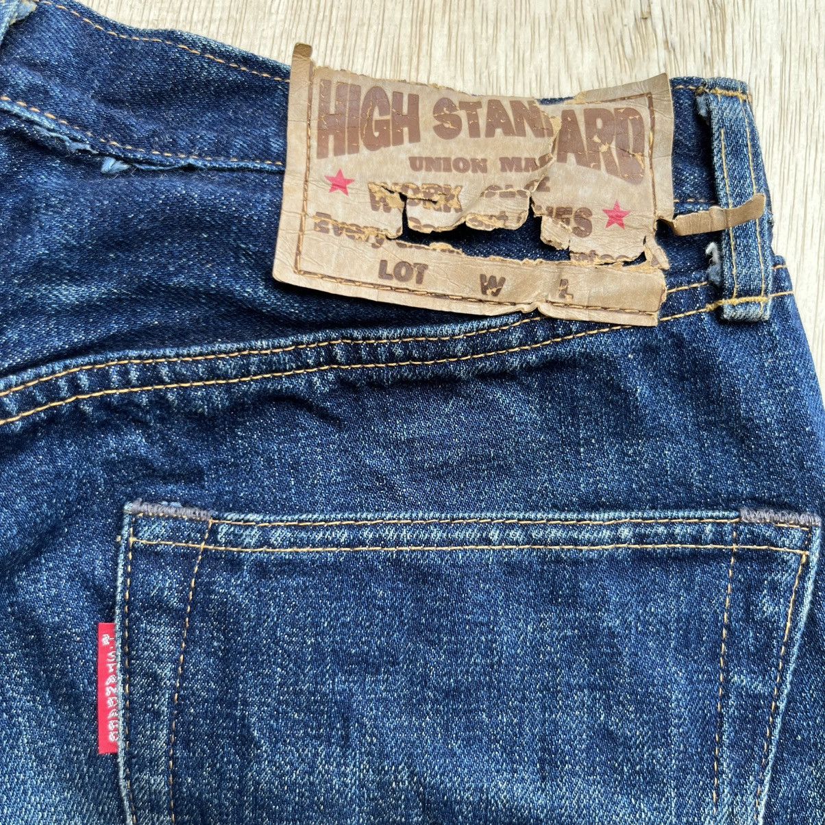 Japanese Brand HI STANDARD DENIM FADED DISTRESSED SELVEDGE / GOA / LGB Size US 30 / EU 46 - 4 Thumbnail