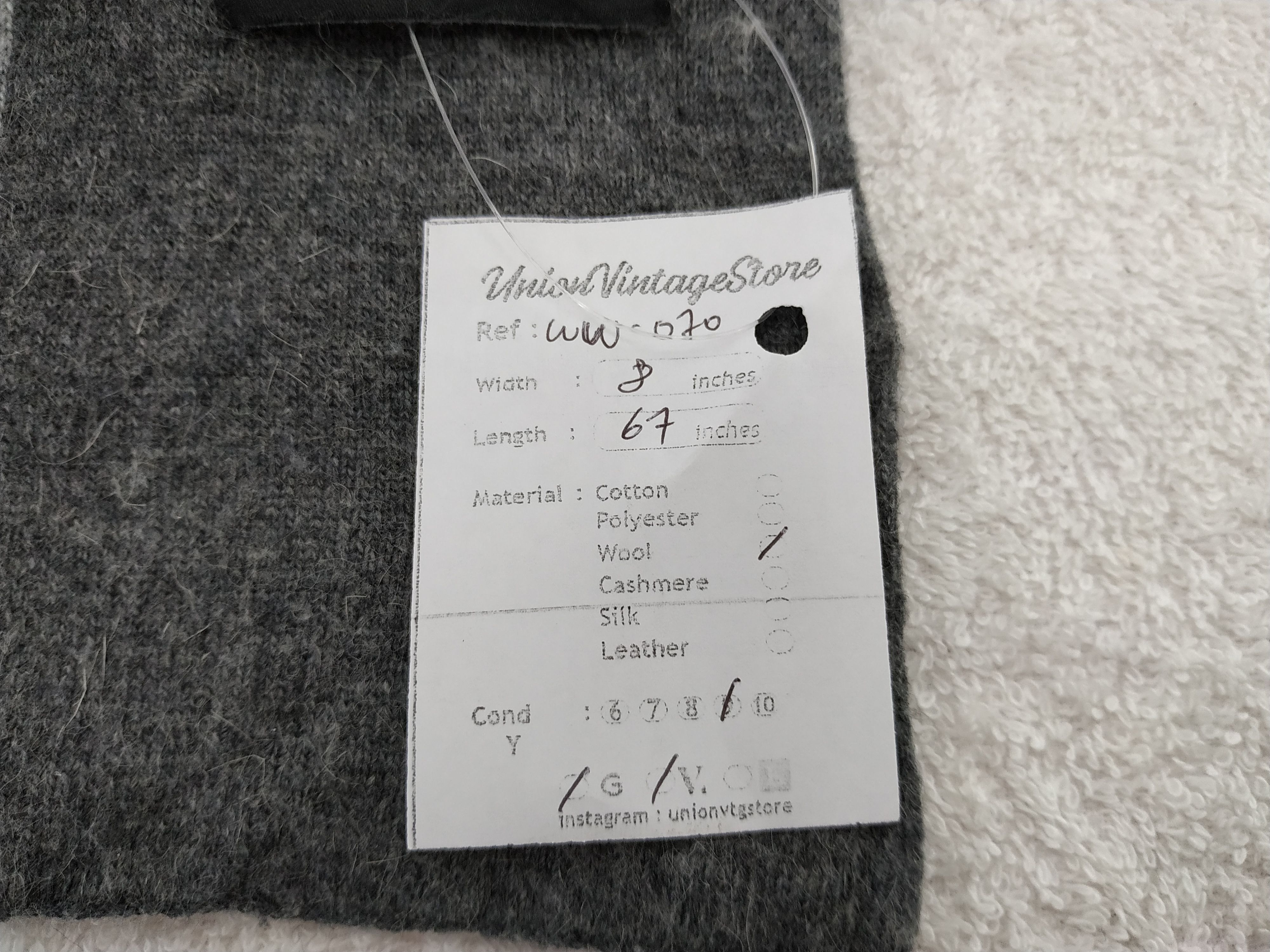 Emporio Armani × Vintage Emporio Armani Scarf / Muffler / Neckwear Size ONE SIZE - 6 Thumbnail