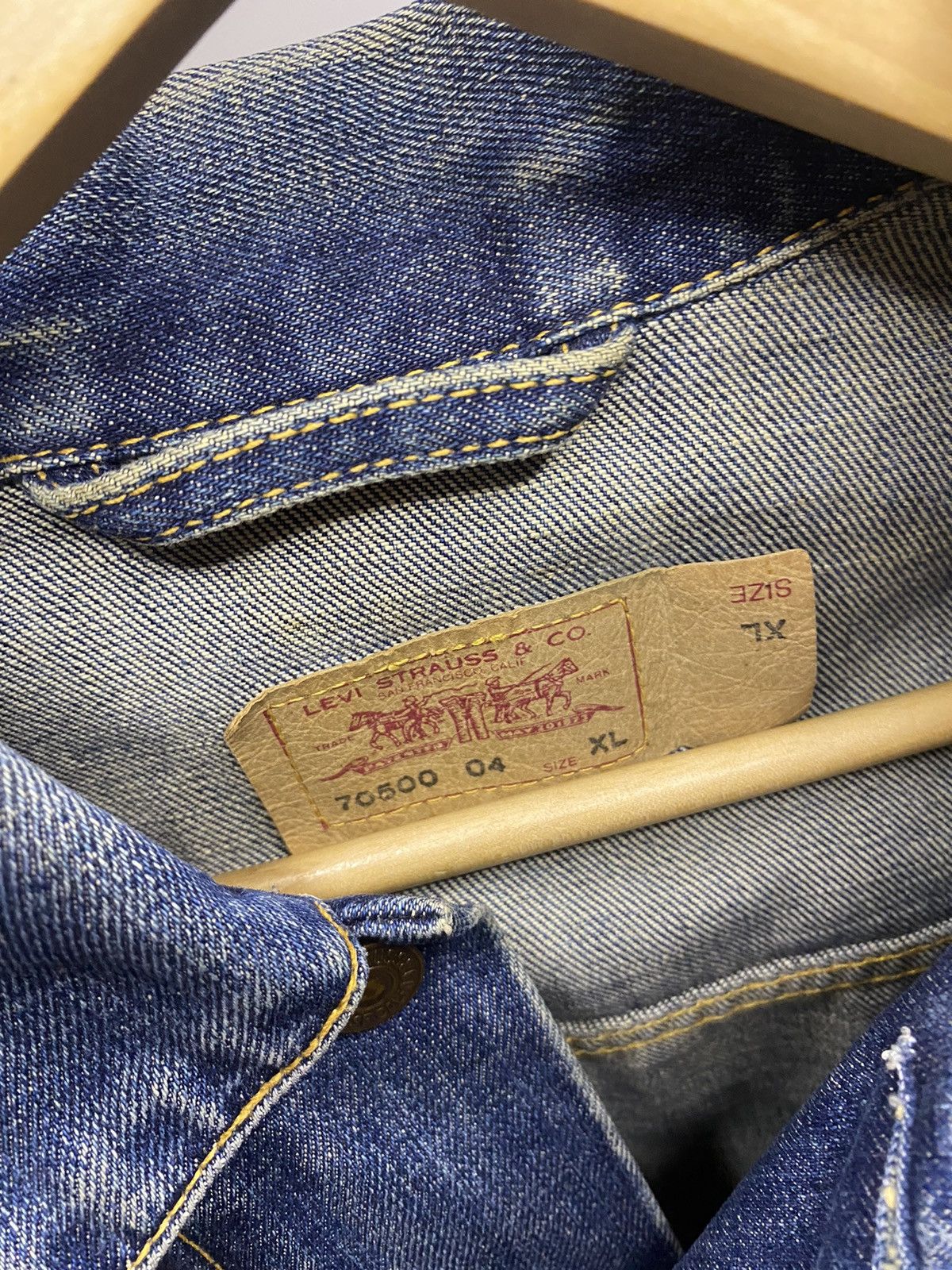 Levi's × Levi's Vintage Clothing × Vintage Vintage levis Denim Jacket 90s rare streetwear Size US L / EU 52-54 / 3 - 2 Thumbnail