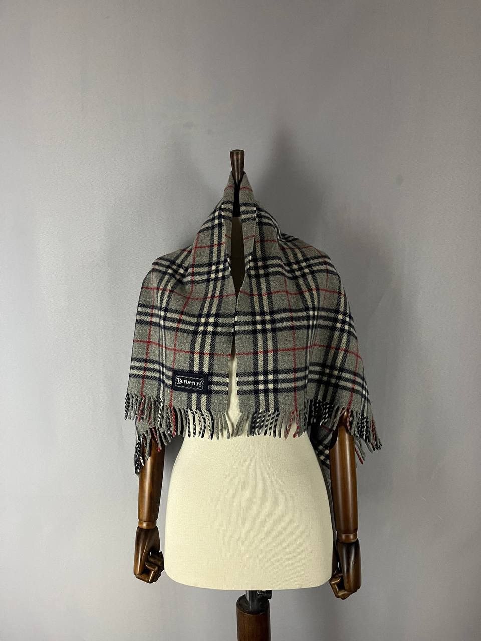 Burberry Burberry Nova Check Scarf Wool Size ONE SIZE - 1 Thumbnail