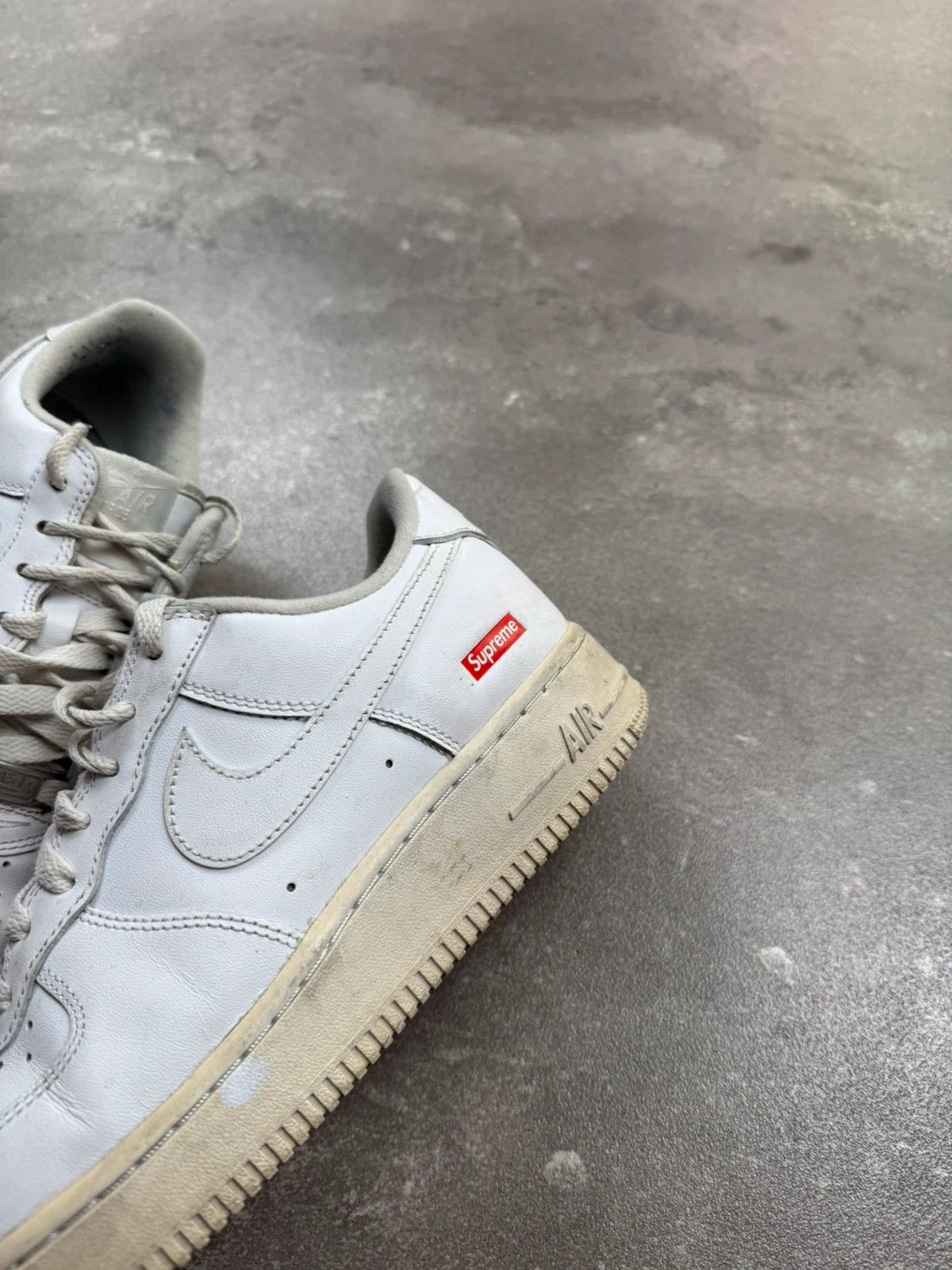 Nike Nike x Supreme Air Force 1 basket shoes sneakers street wear Size US 6.5 / IT 36.5 - 4 Thumbnail