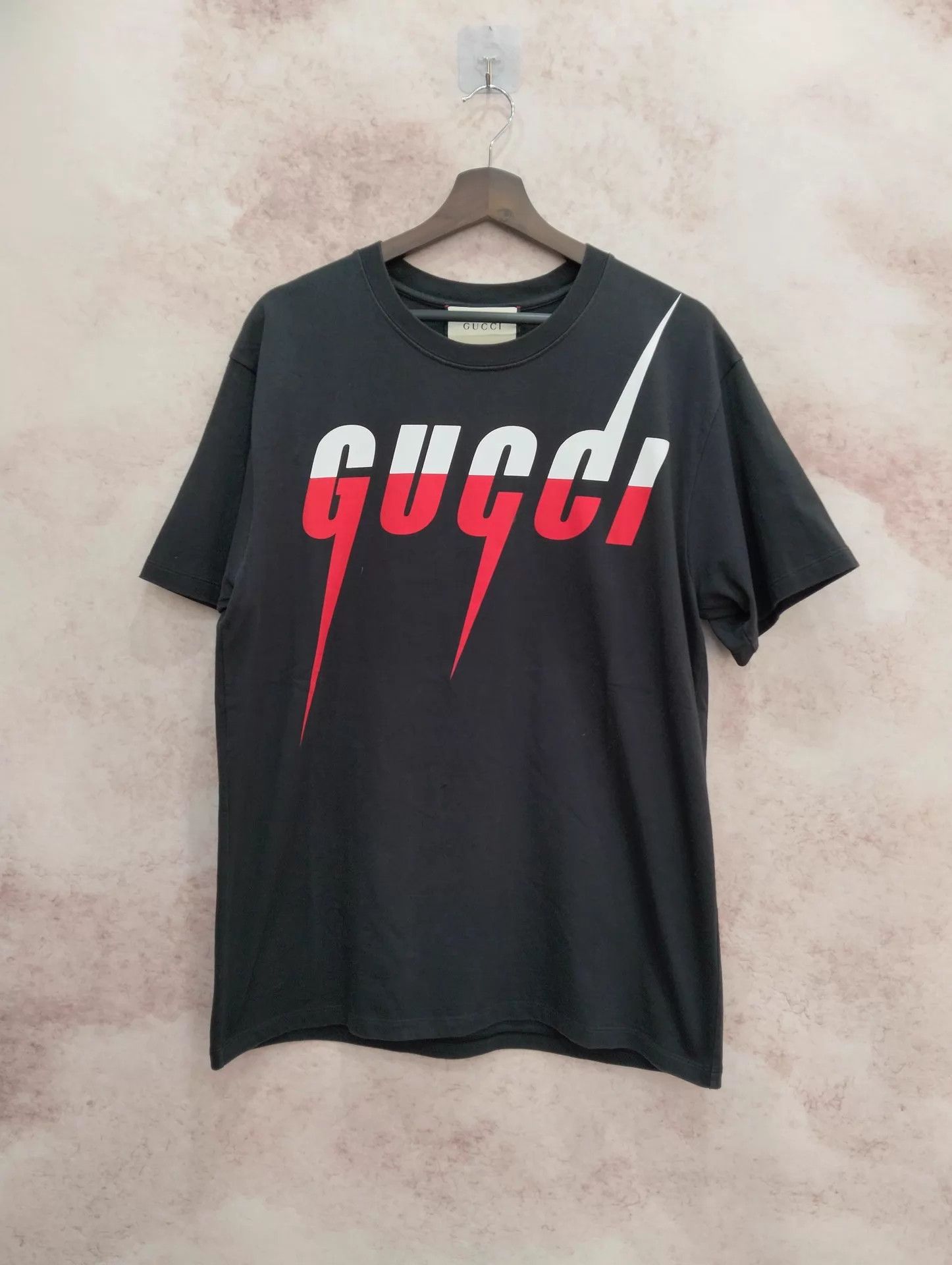 Gucci GUCCI Blade Edge Print Short Sleeve Tee S Size US S / EU 44-46 / 1 - 1 Thumbnail