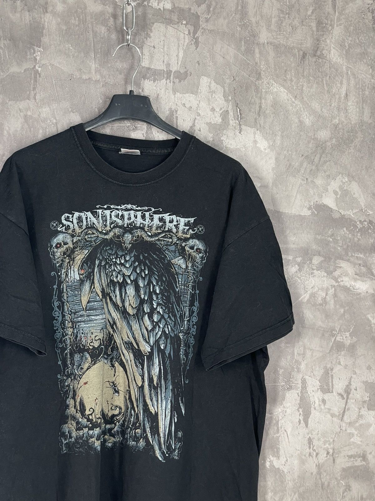 Band Tees × Vintage Vintage 2000s Sonisphere Faded T Shirt Slipknot Prodigy Nin Size US L / EU 52-54 / 3 - 4 Thumbnail