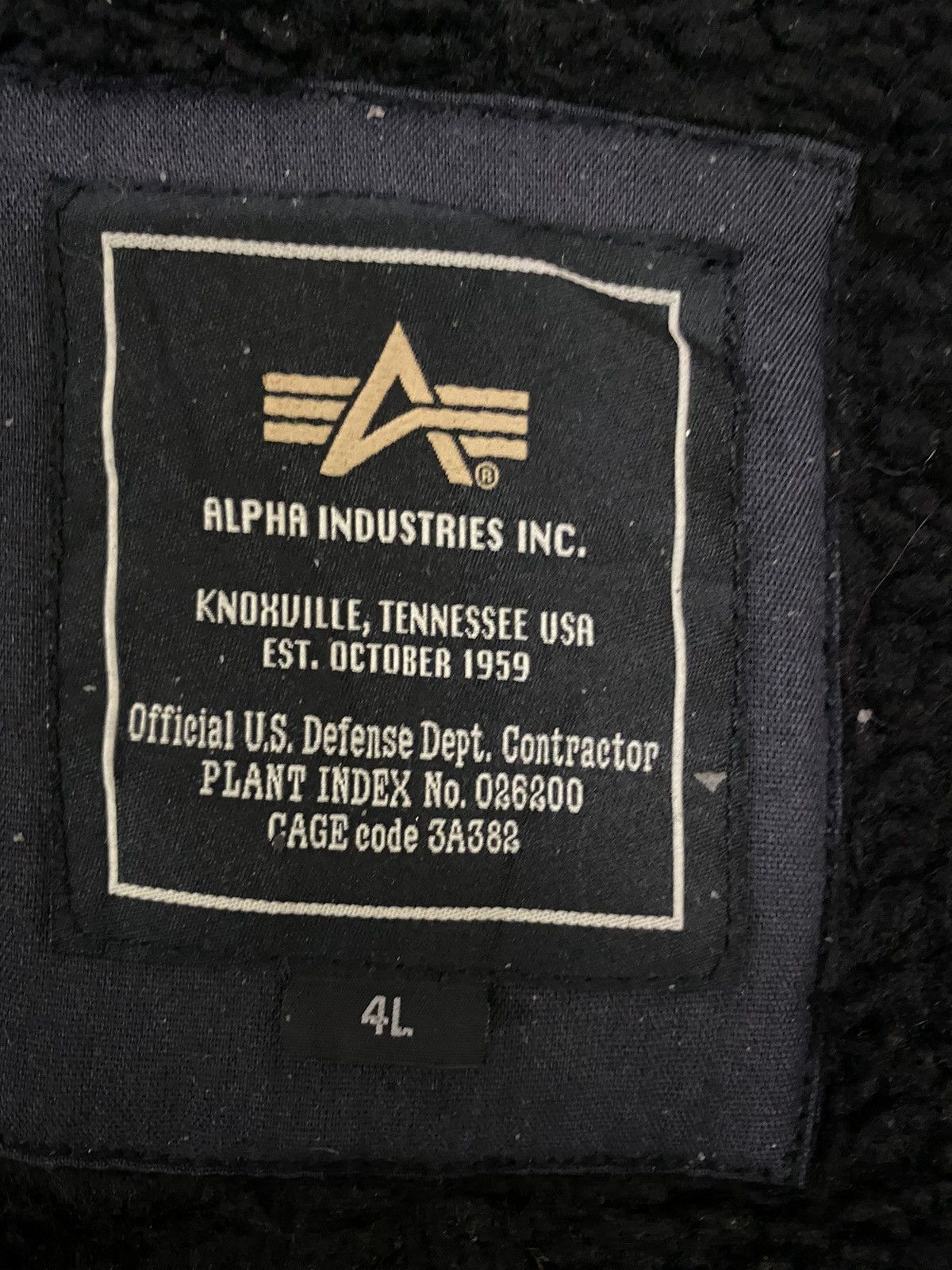 Alpha Industries Alpha industries leather shearling oversized jacket Size US XXL / EU 58 / 5 - 6 Thumbnail