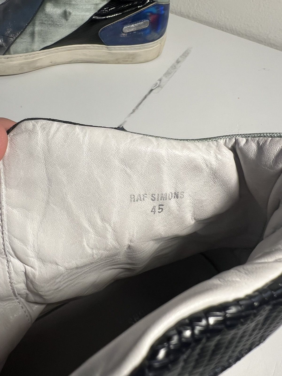 Raf Simons SS13 Raf Simons Holo High Tops in Blue Size US 12 / EU 45 - 5 Thumbnail