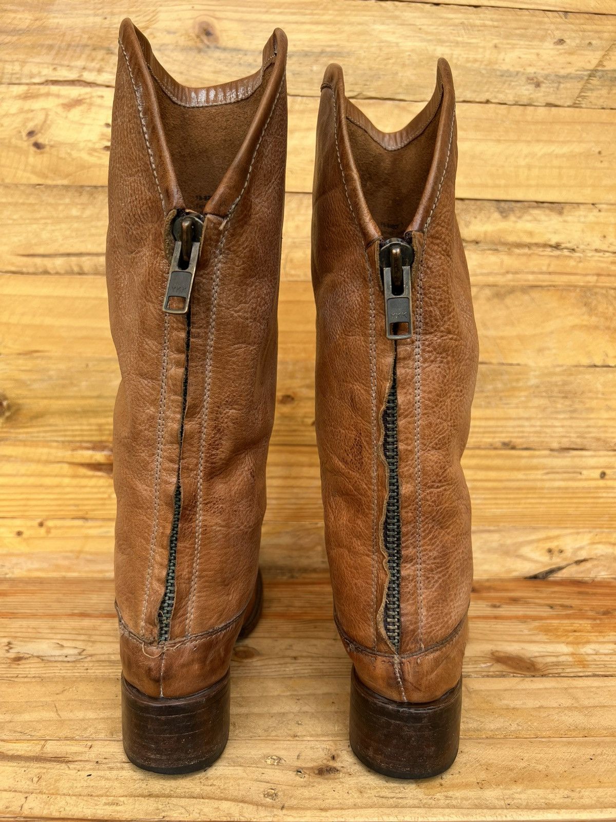 FREEBIRD Freebird Women's Tall Brown Leather Western Knee High Size US 7 / IT 37 - 8 Thumbnail