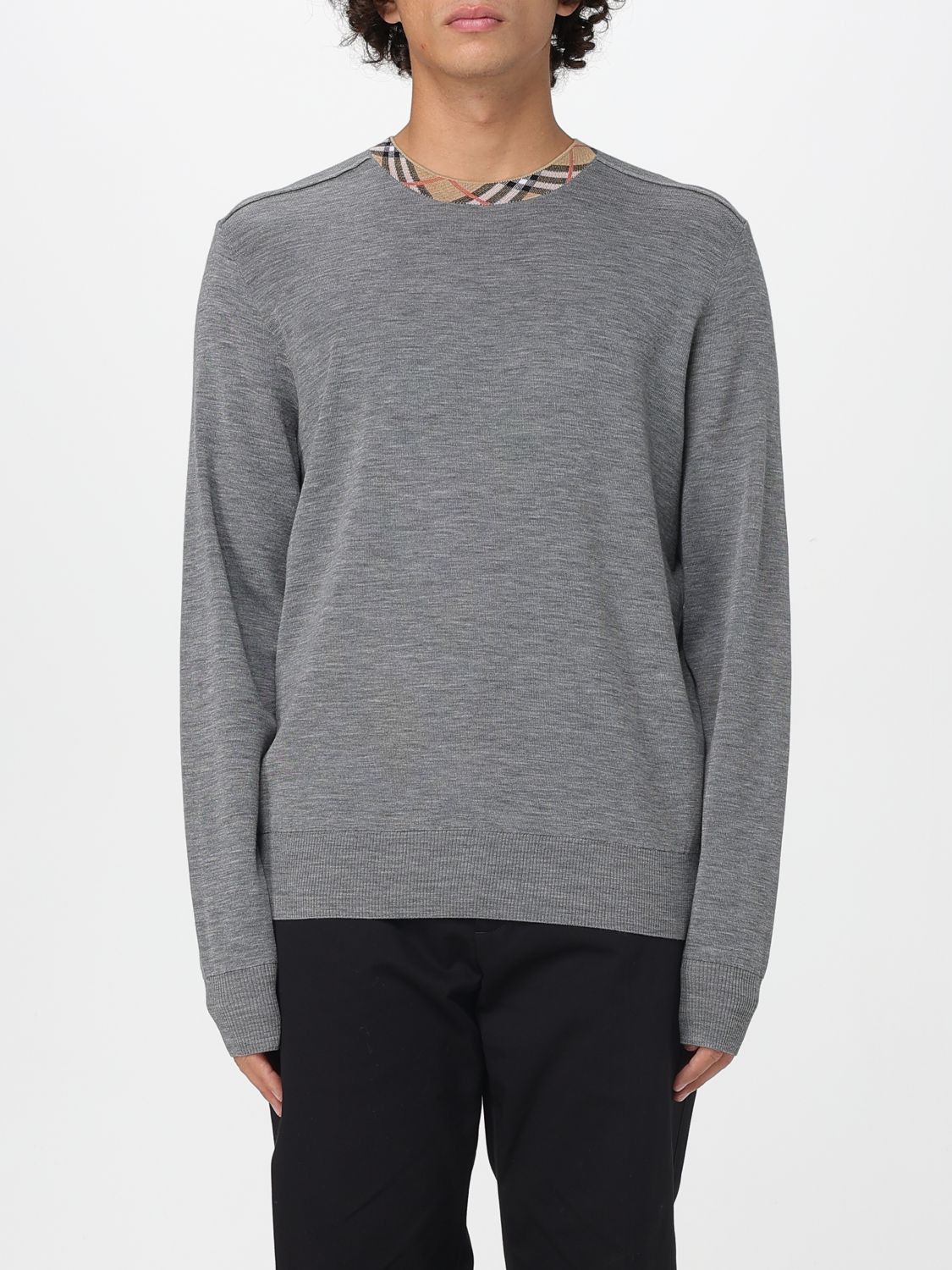 Burberry Sweater Men Grey