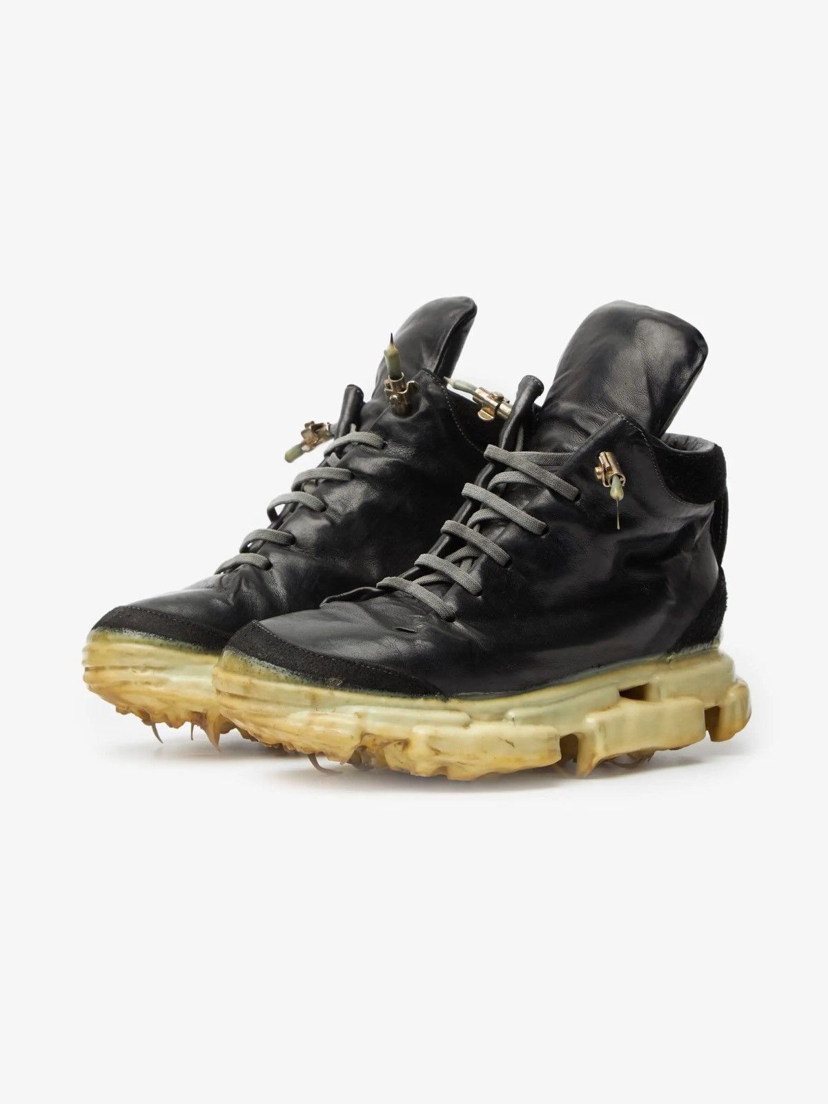 Carol Christian Poell AM/2689 LEATHER SNEAKER BOOTS | Grailed