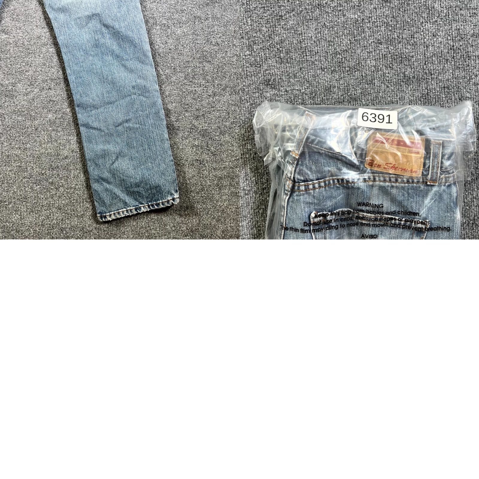 Ben Sherman Ben Sherman Jeans Mens 32 Blue Denim 100% Cotton 5-Pockets Straight Streetwear Size US 32 / EU 48 - 11 Thumbnail