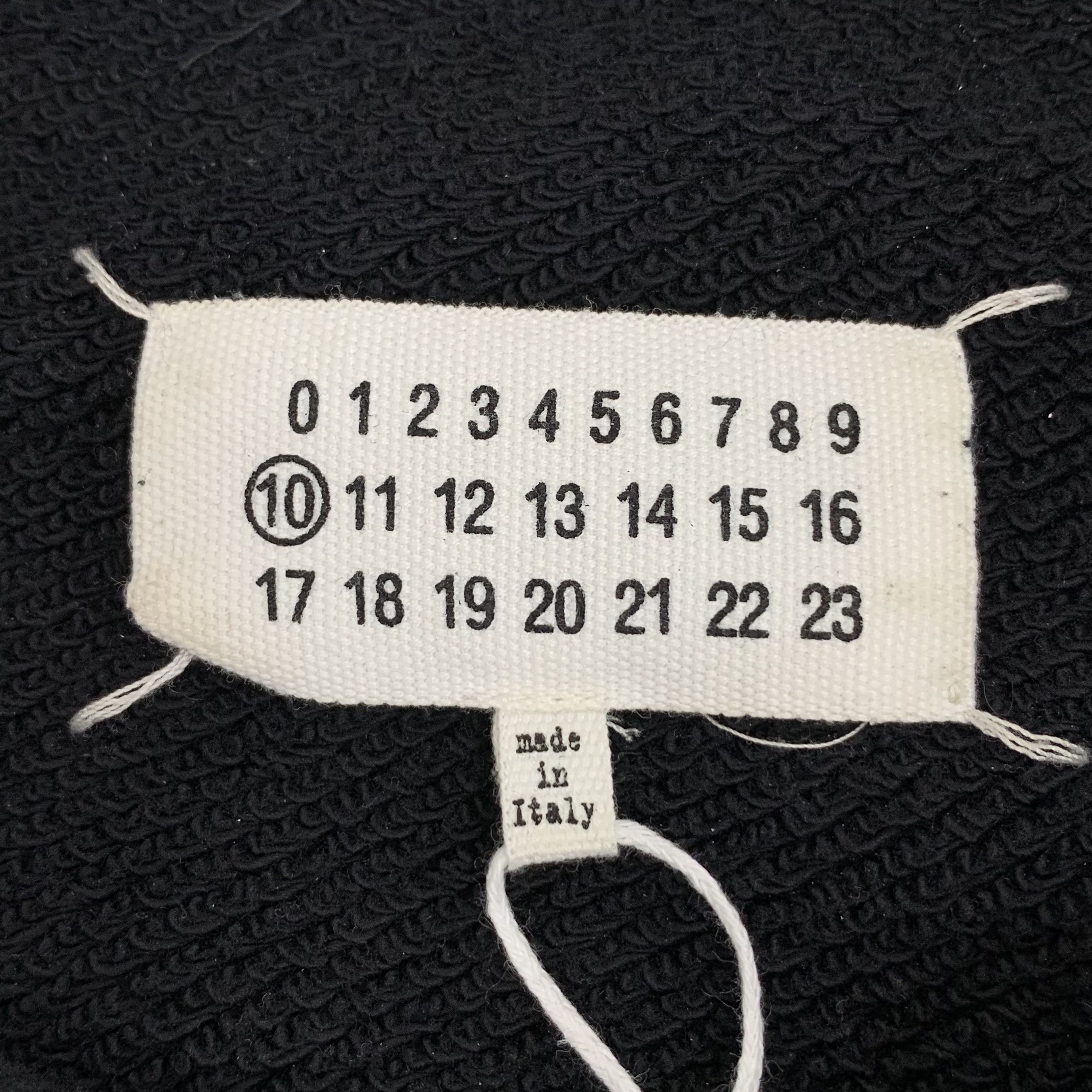 Maison Margiela Maison Margiela Ink Letter Print Hoodie Black (S) Size US S / EU 44-46 / 1 - 5 Thumbnail