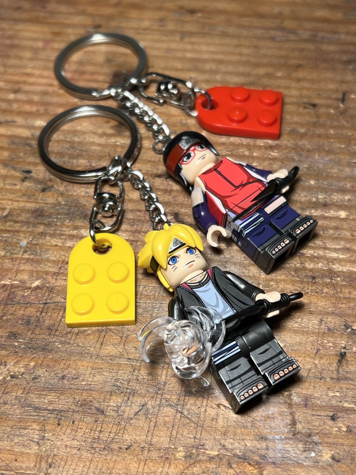 Anime naruto boruto sarada minifigure anime matching keychain Size ONE SIZE - 3 Thumbnail
