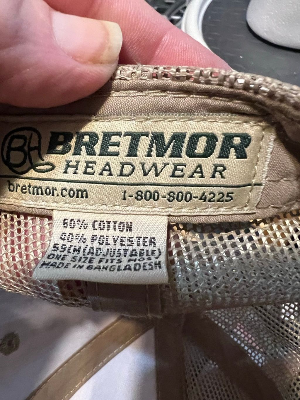 Other Unisex Bretmor Headwear Camo Trucker Hat Tan/Green One Size Size ONE SIZE - 6 Thumbnail