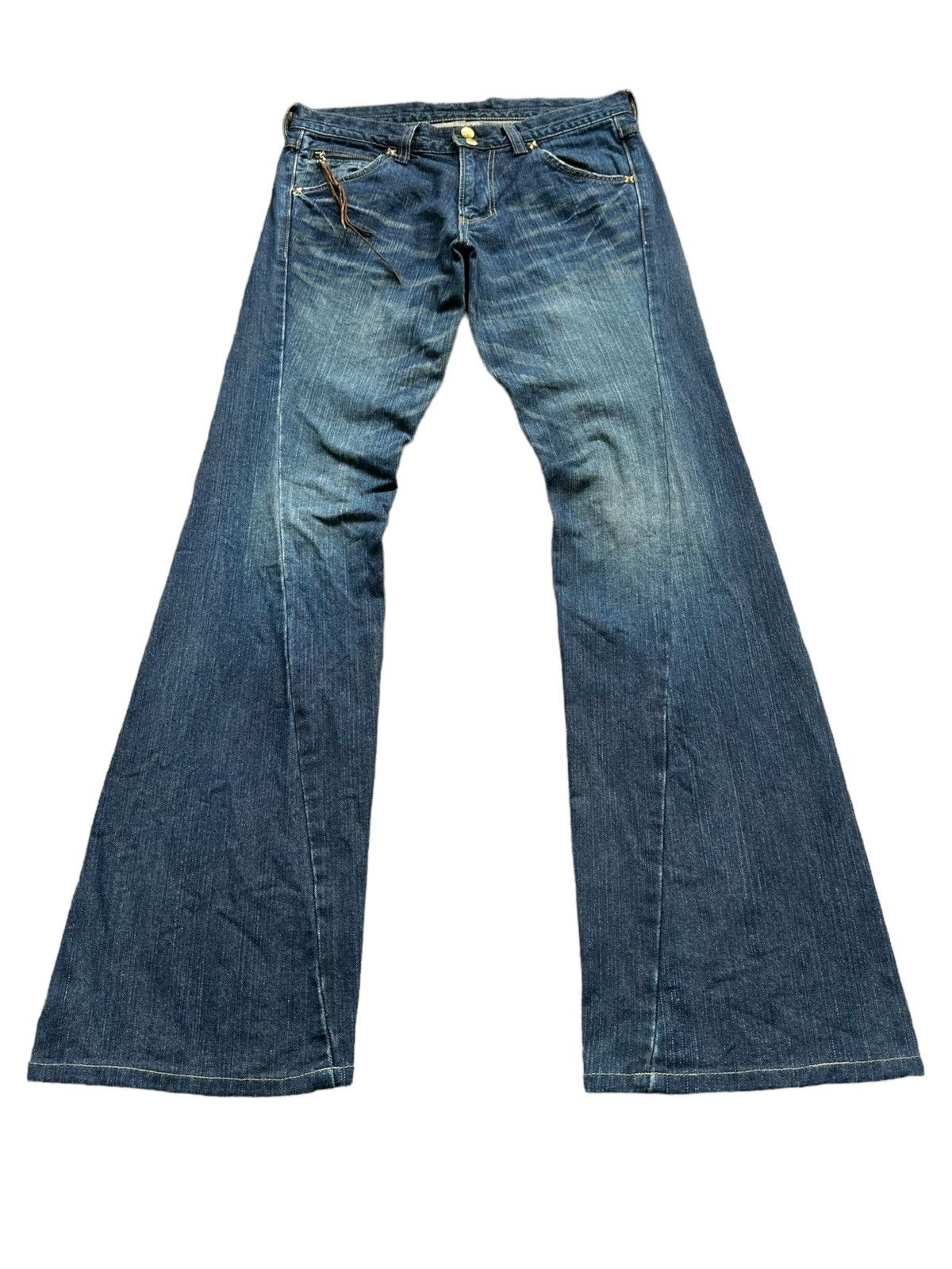 If Six Was Nine Archive Lee Japan ethnic fashion flared jean Size US 32 / EU 48 - 3 Thumbnail