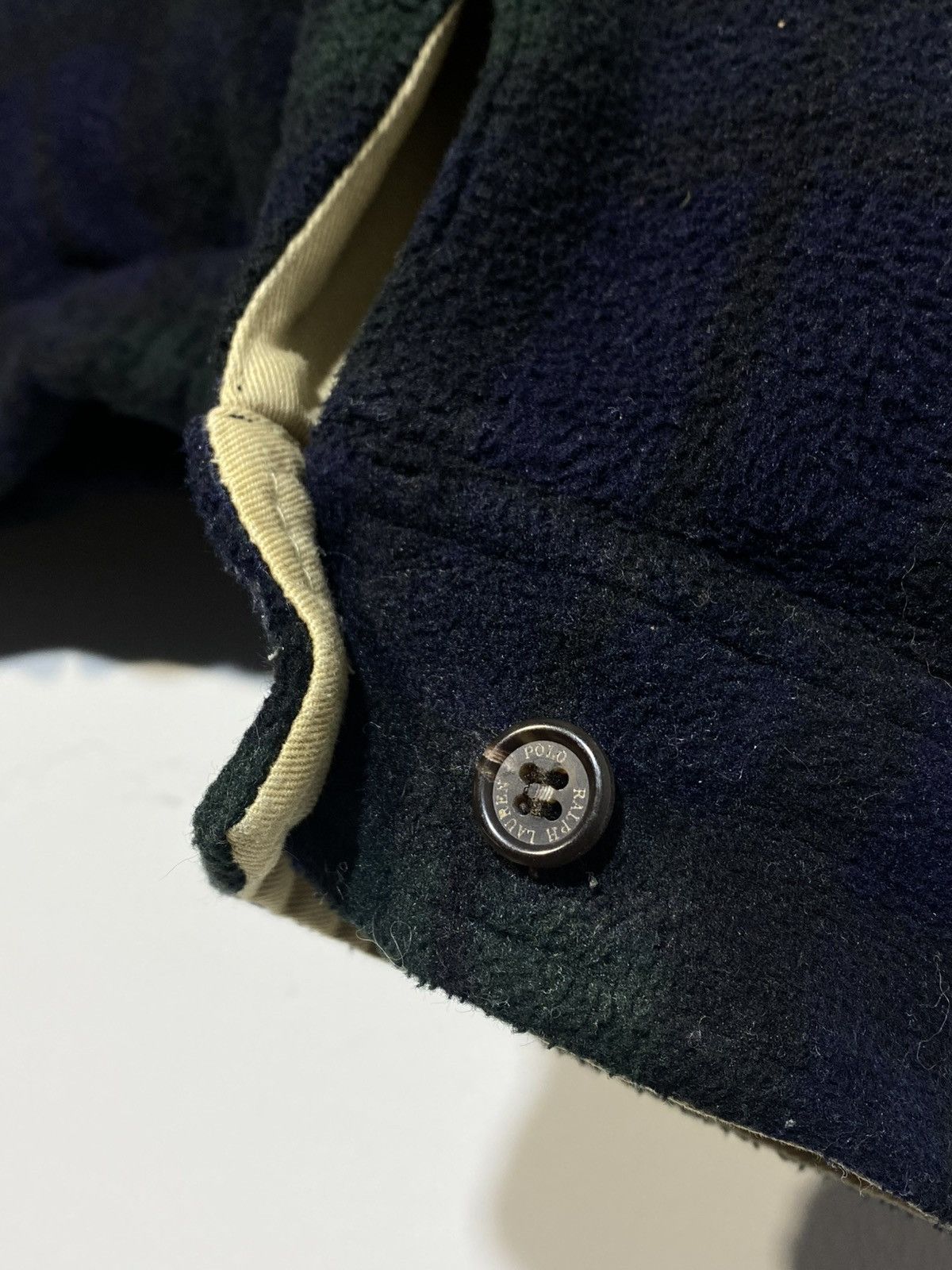 Polo Ralph Lauren Vintage Polo Ralph Lauren Tartan Check Fleece Jacket Rare Size US L / EU 52-54 / 3 - 9 Thumbnail