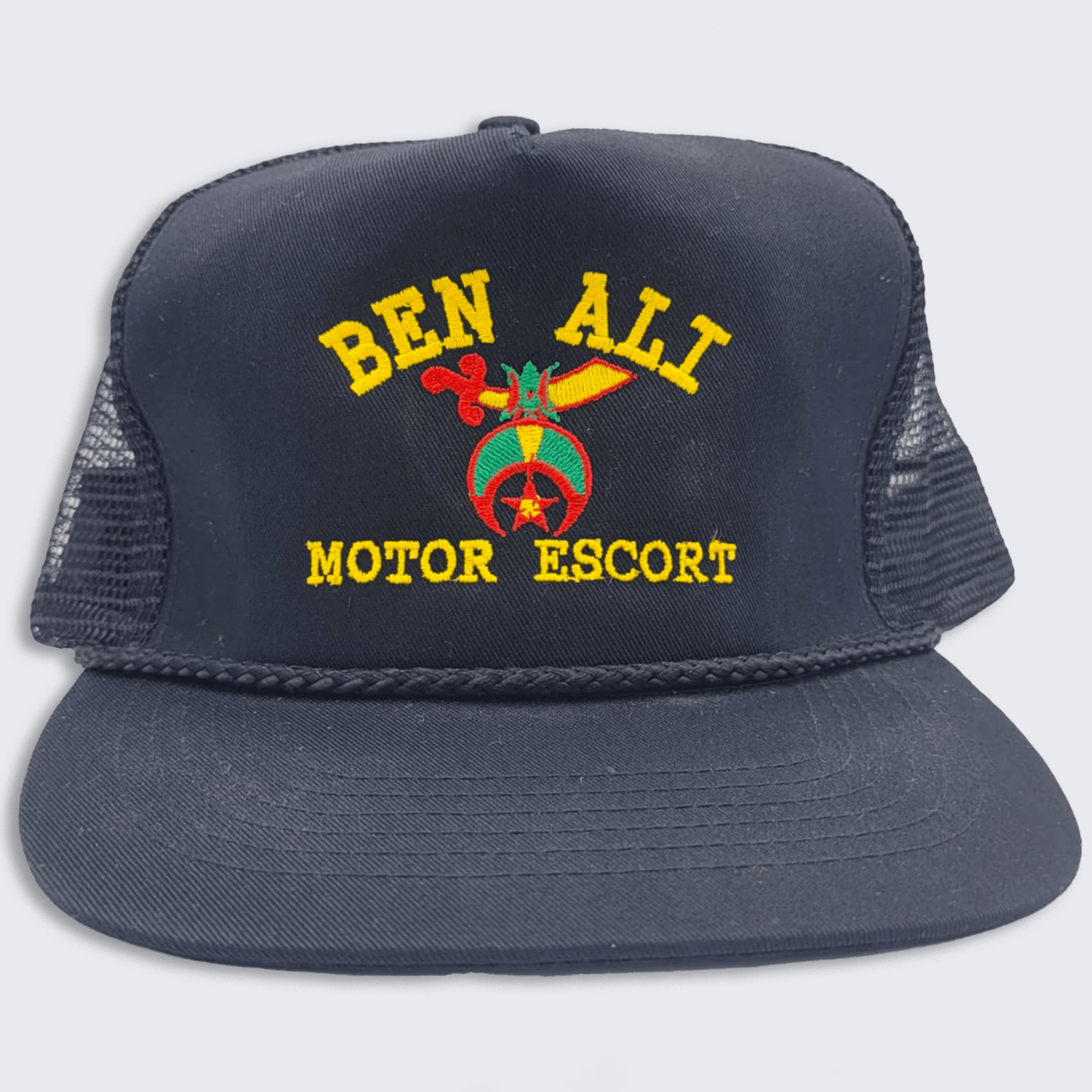 Otto × Vintage Ben Ali Shriners Vintage 80s Motor Escort Trucker Hat Size ONE SIZE - 1 Thumbnail
