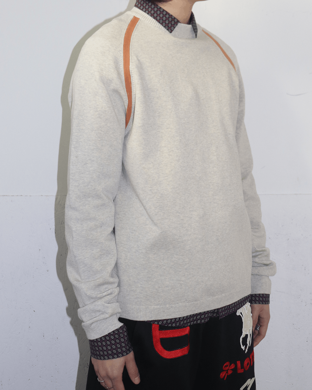 Burberry Burberry Line Detail Raglan Sweatshirt Size US L / EU 52-54 / 3 - 3 Thumbnail