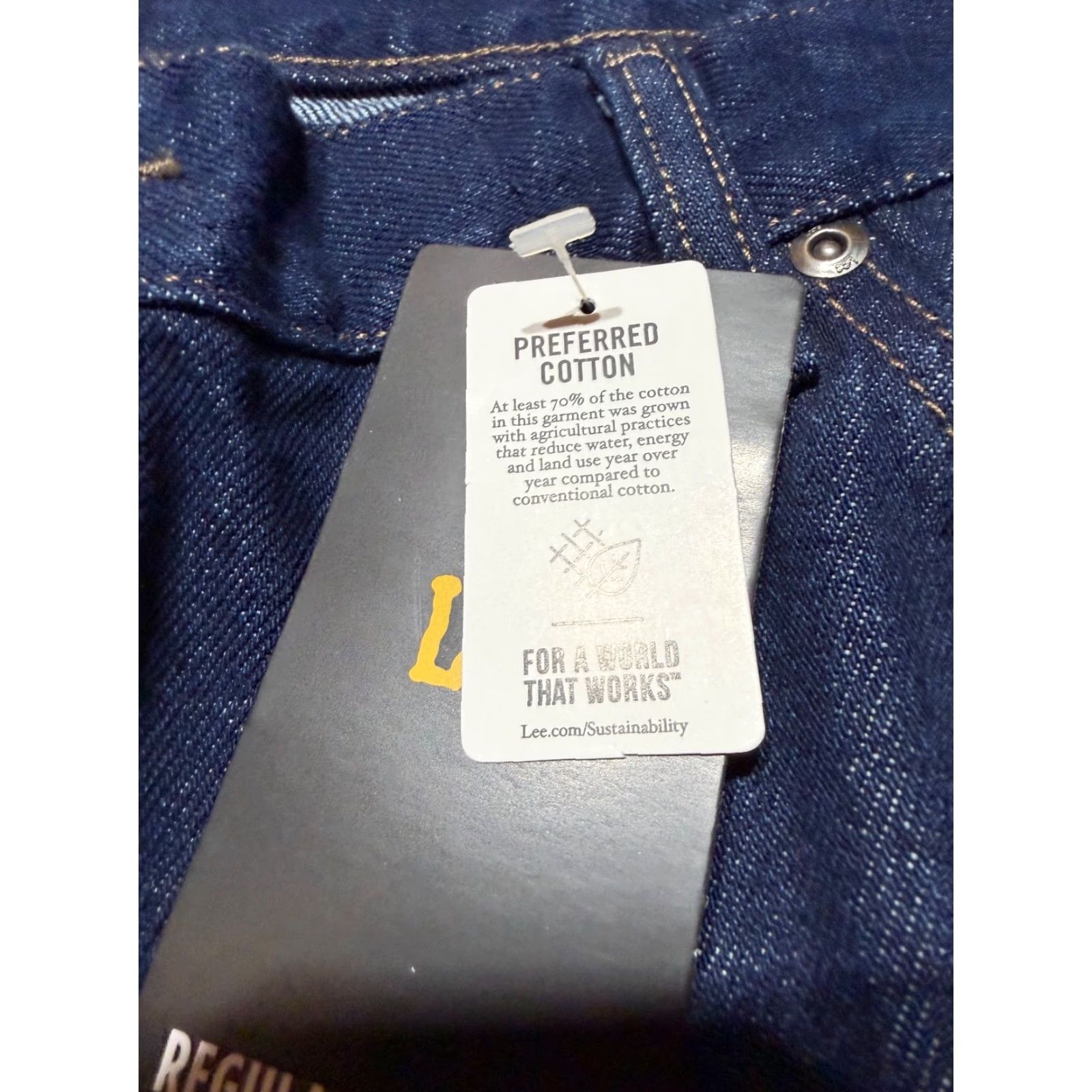 Lee Lee Jeans Men 42 Blue Denim 42X30 Straight Fit 5-Pocket Size US 42 / EU 58 - 4 Thumbnail
