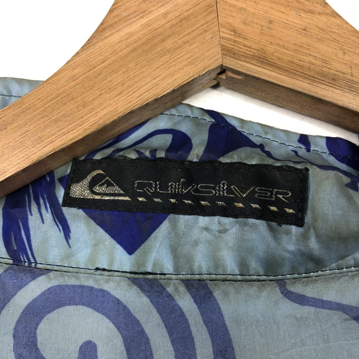 Quiksilver 🔥VINTAGE BOMBER JACKET ZIPPER QUICKSILVER OVERPRINT Size US L / EU 52-54 / 3 - 22 Thumbnail