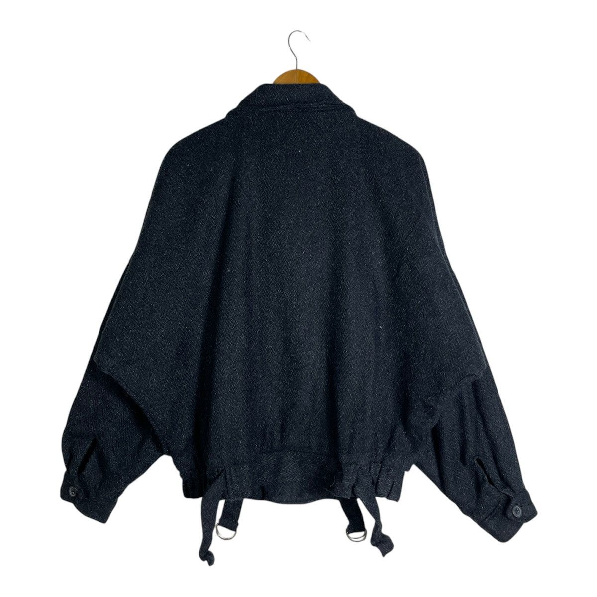 Issey Miyake Vintage Issey Miyake Inspired Powerful Vise Wool Bomber Size US L / EU 52-54 / 3 - 3 Thumbnail