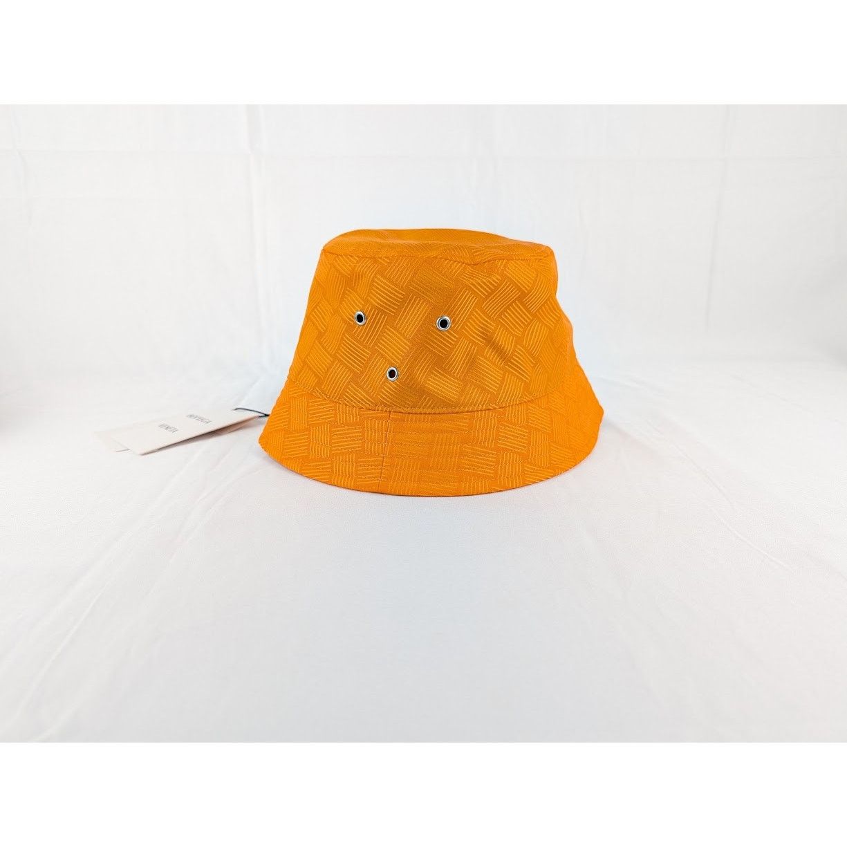 Bottega Veneta o1rshd1 Size: S / Hat Intreccio Jacquard Nylon in Orange Size ONE SIZE - 1 Thumbnail