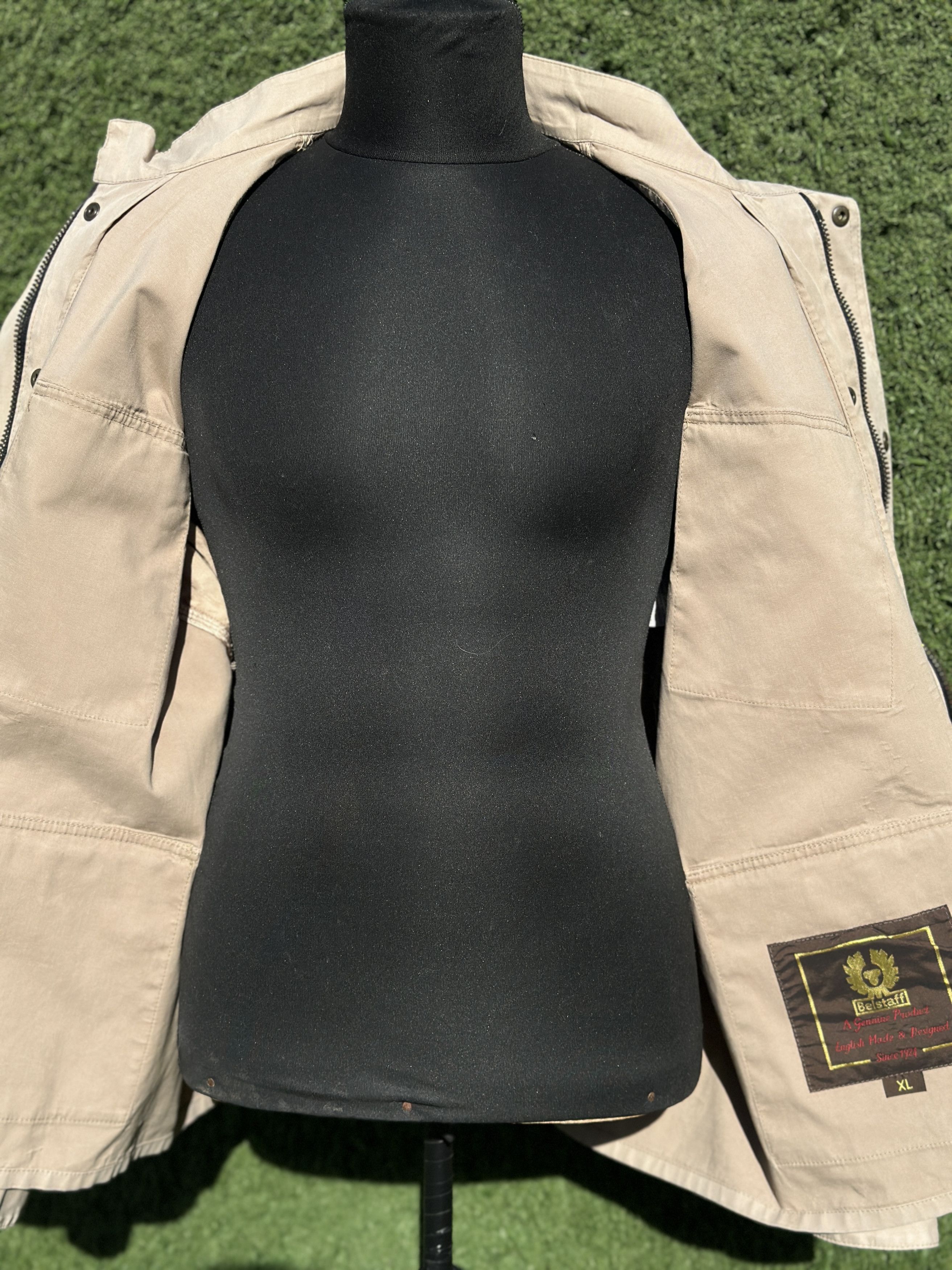 Belstaff Belstaff Field Jacket Beige Utility Snap Zip XL Size US XL / EU 56 / 4 - 5 Thumbnail
