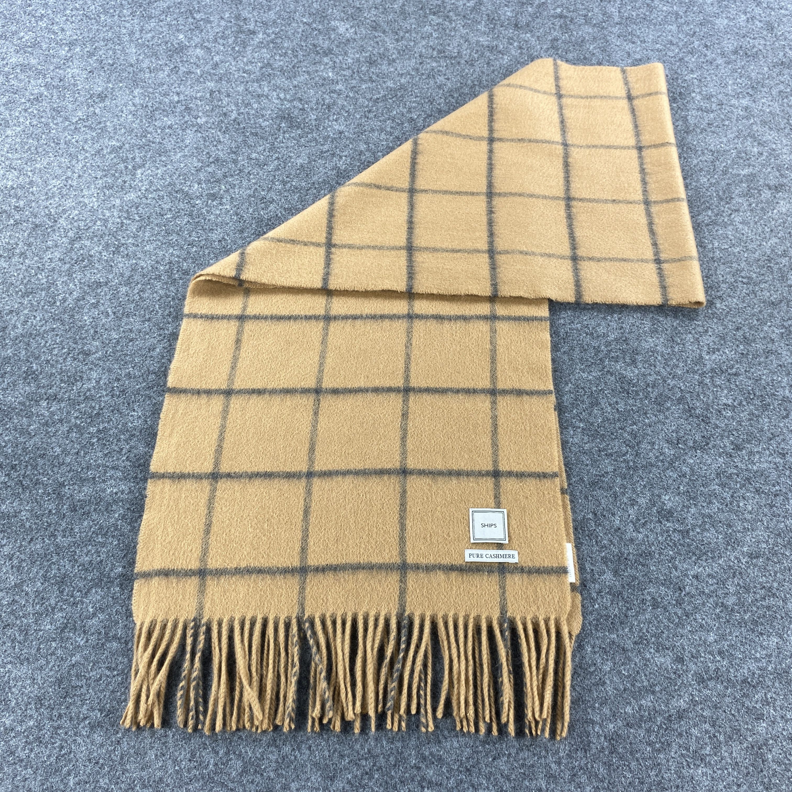 SHIPS × Vintage GF10647 Ships Scarf Neck Wear Muffler Nova Check Size ONE SIZE - 8 Thumbnail