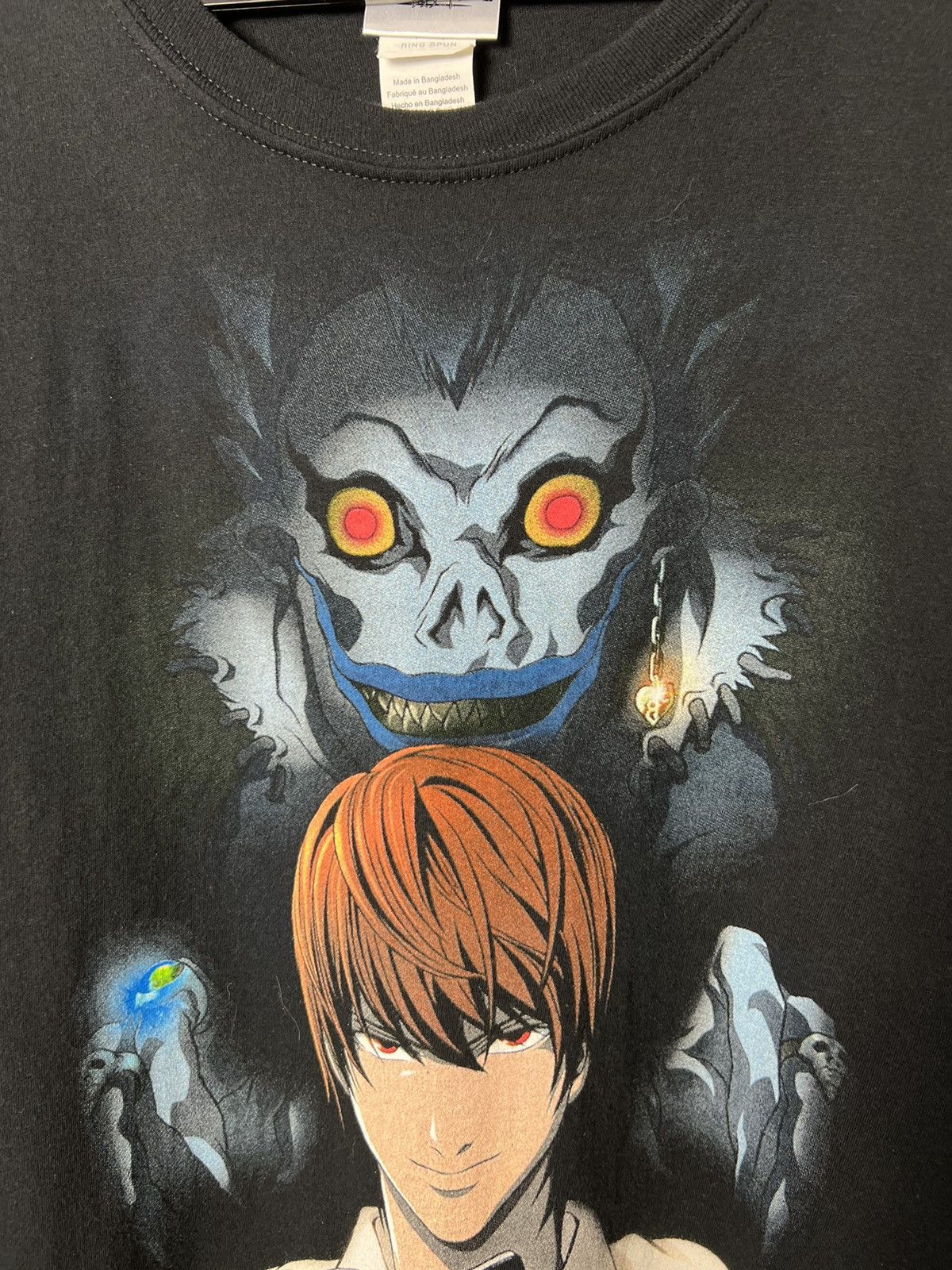 Anime Death Note RARE Tee Yagami Light & Ryuk Shonen Jump Anime Size US XL / EU 56 / 4 - 6 Thumbnail