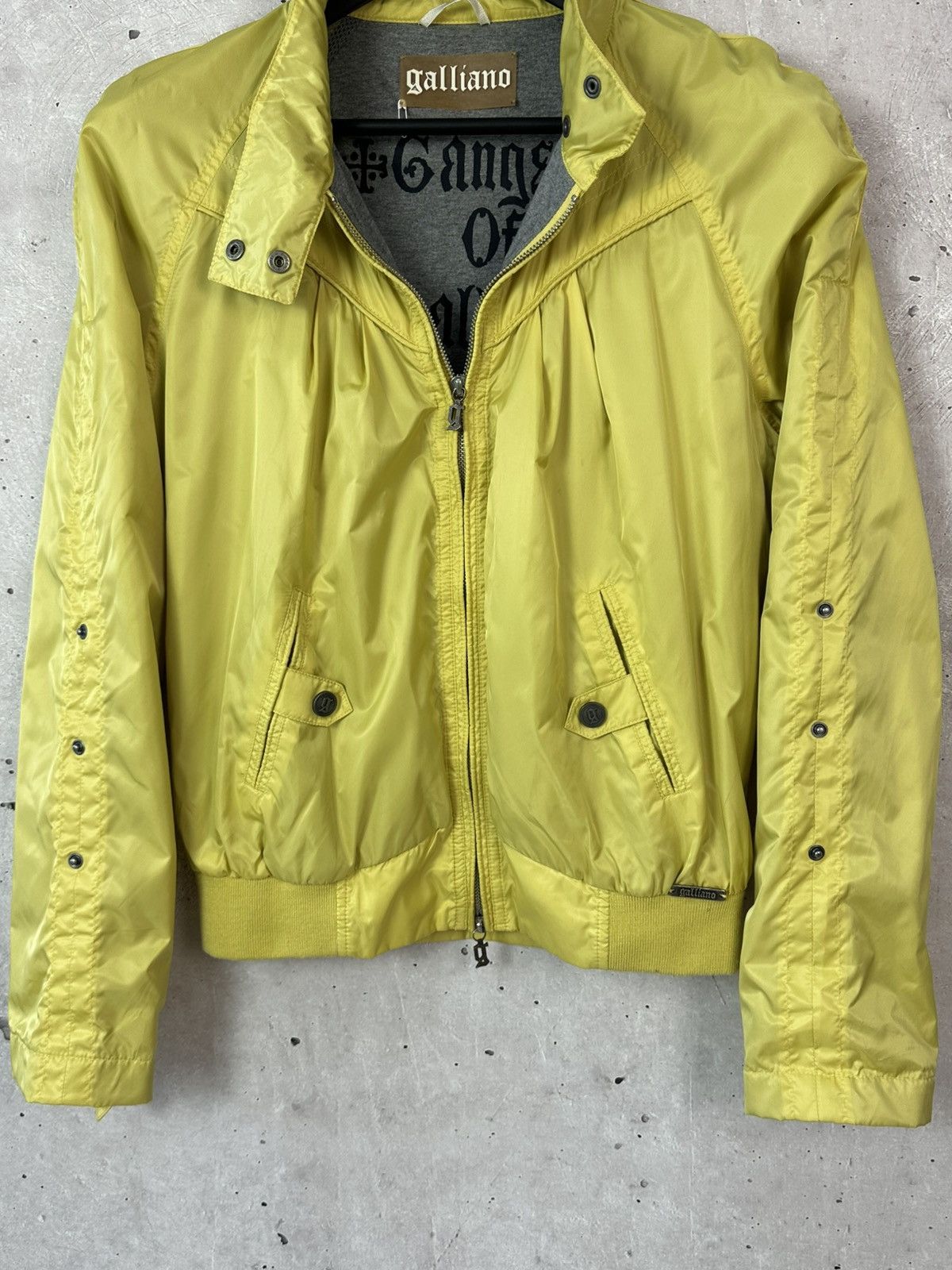John Galliano John Galliano Vintage Yellow Gangs of Galliano Womens Jacket Size M / US 6-8 / IT 42-44 - 4 Thumbnail