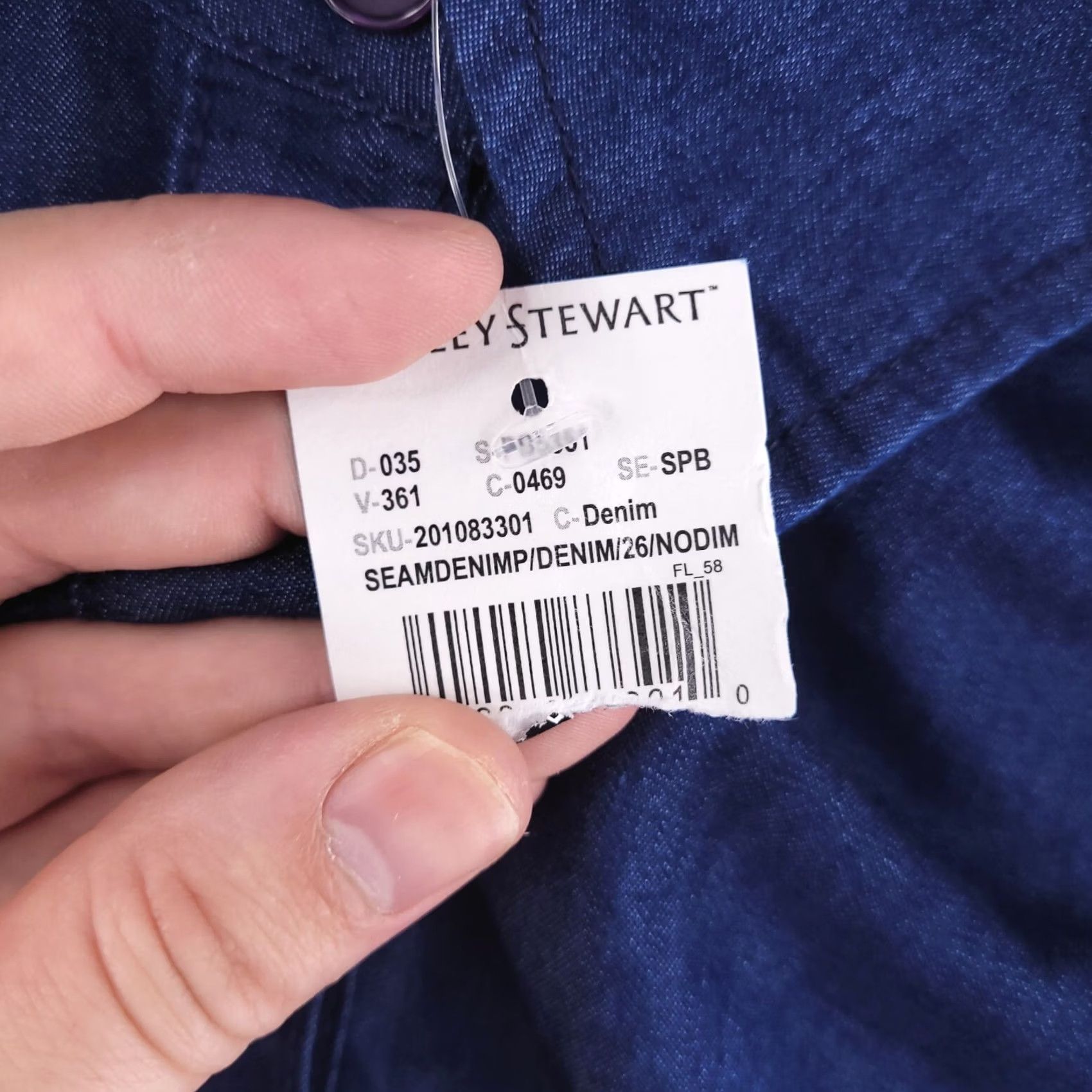 Vintage Ashley Stewart Shirt Womens Plus 26 Blue Denim Chambray Long Sleeve Button-Up Size 4XL / US 24-26 - 2 Thumbnail