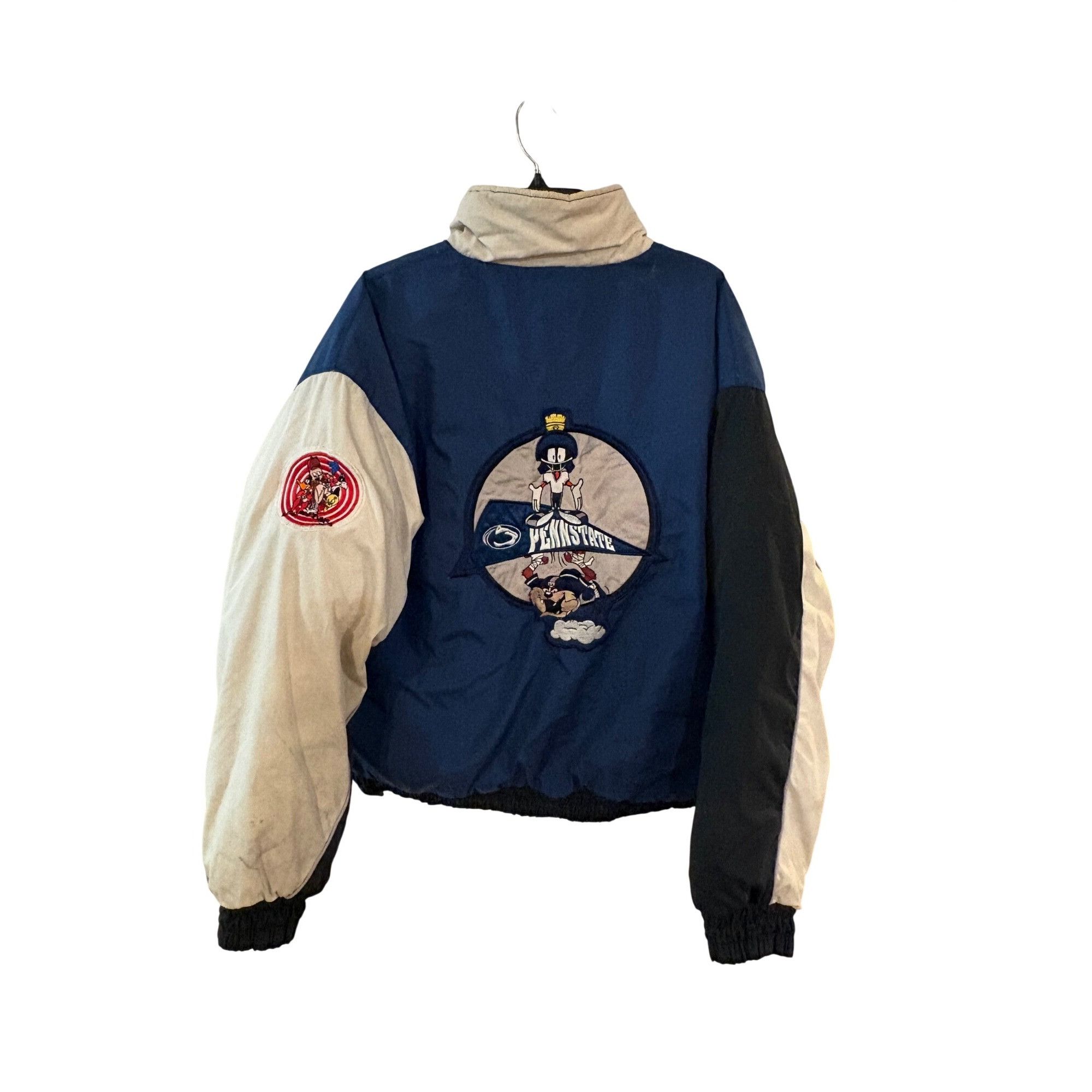 Other Rare Vintage 90’s Penn State Looney Tunes Zip Up Down Jacket Size US XL / EU 56 / 4 - 2 Thumbnail