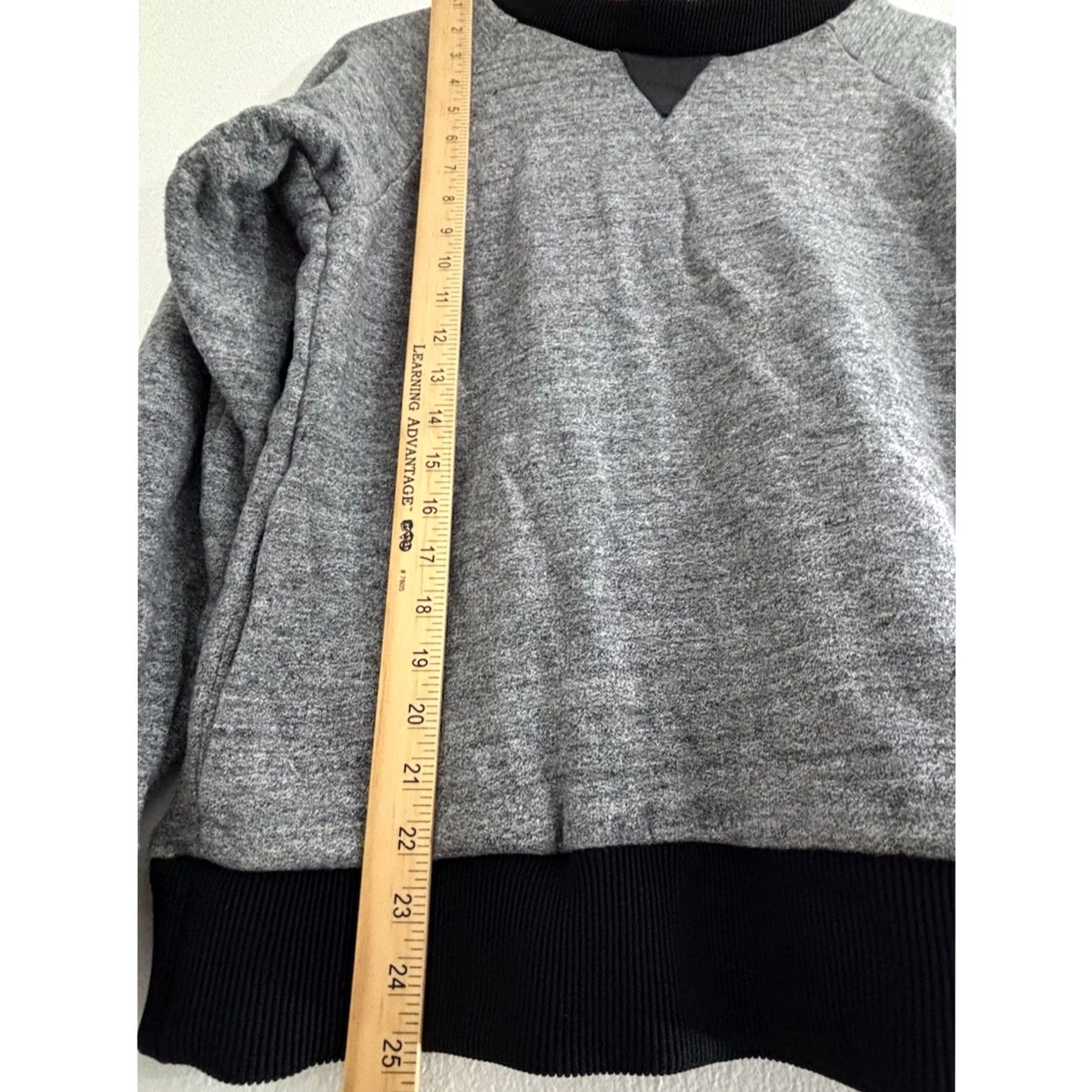 Proenza Schouler PROENZA SCHOULER Sweater Gray Solid Knit Women Size S Made in Italy Cotton Size S / US 4 / IT 40 - 7 Thumbnail