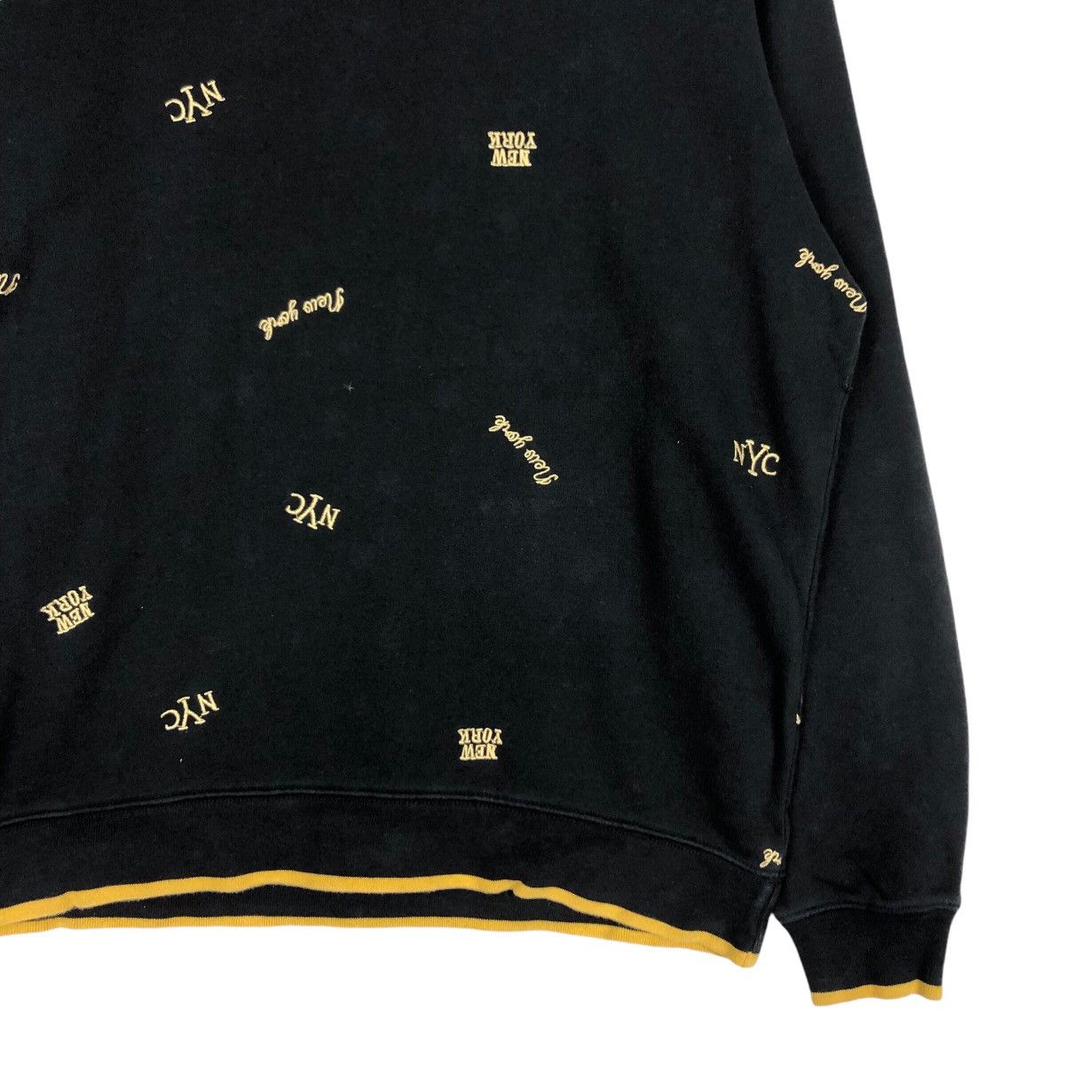 New York Yankees × Vintage Vintage Sweatshirt New York Rare Design 90s Streetwear Size US M / EU 48-50 / 2 - 4 Thumbnail
