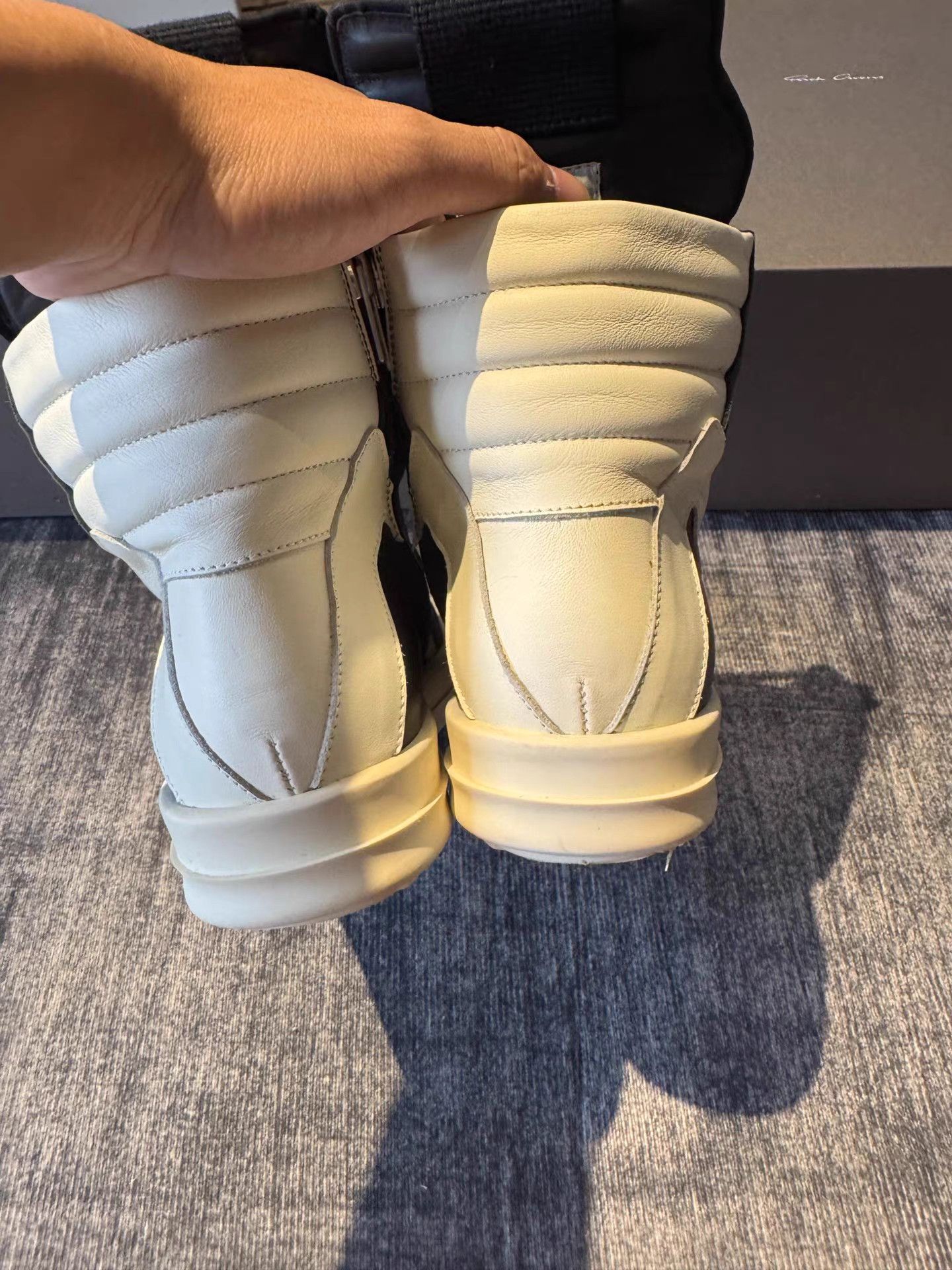 Rick Owens Rick Owens Mainline Triangle Sneakers Size US 7.5 / IT 37.5 - 5 Thumbnail