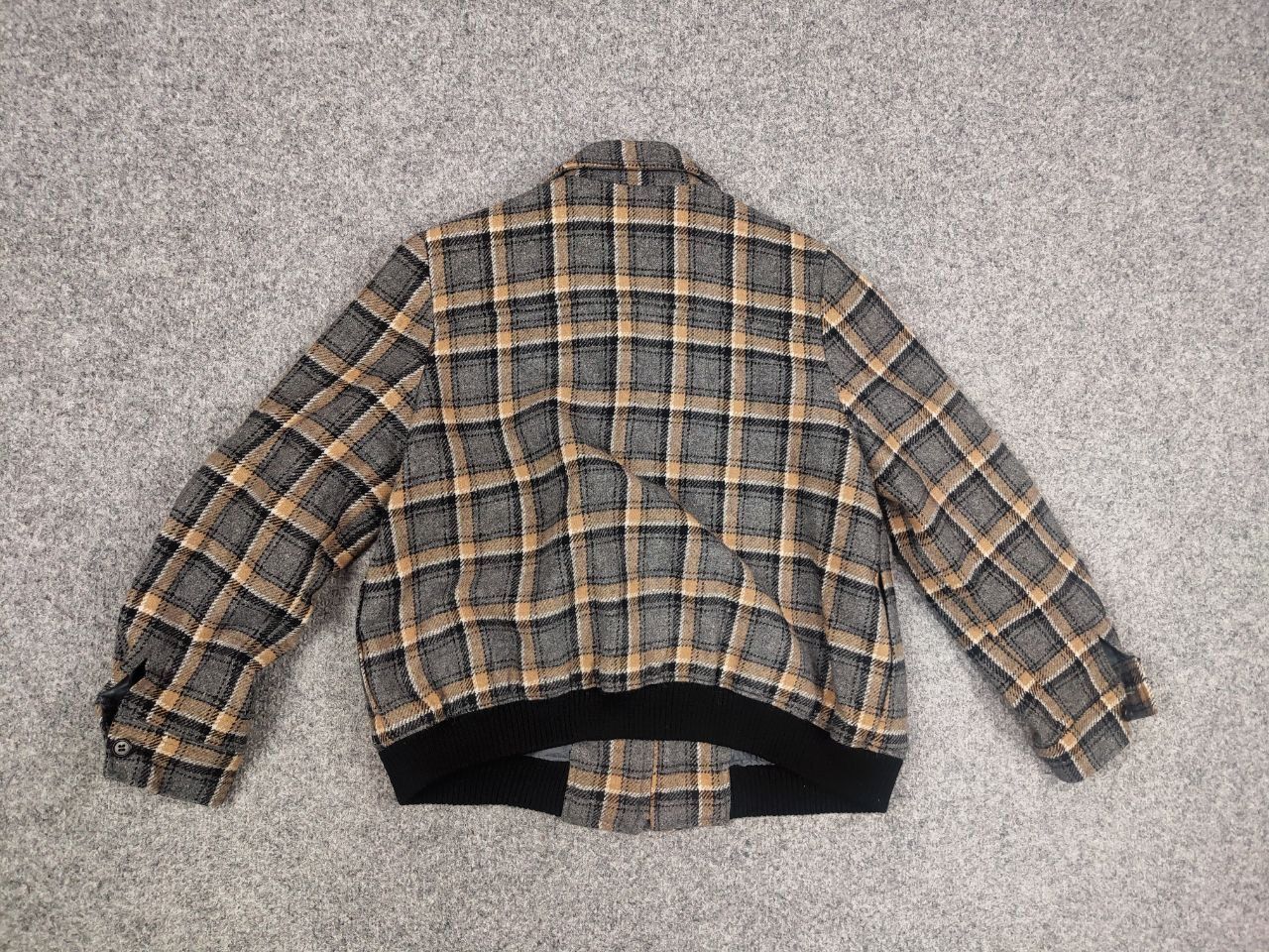 Japanese Brand Iris Japan Vintage 90's Wool Blend Check Cropped Jacket Size S / US 4 / IT 40 - 5 Thumbnail