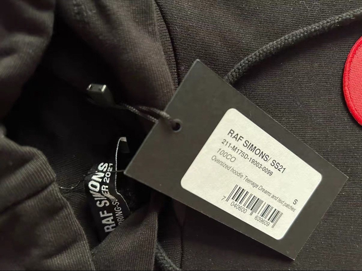 Raf Simons Sz S Raf Simons 21SS Slogan Patch Hoodie mojos45154 Size US S / EU 44-46 / 1 - 3 Thumbnail
