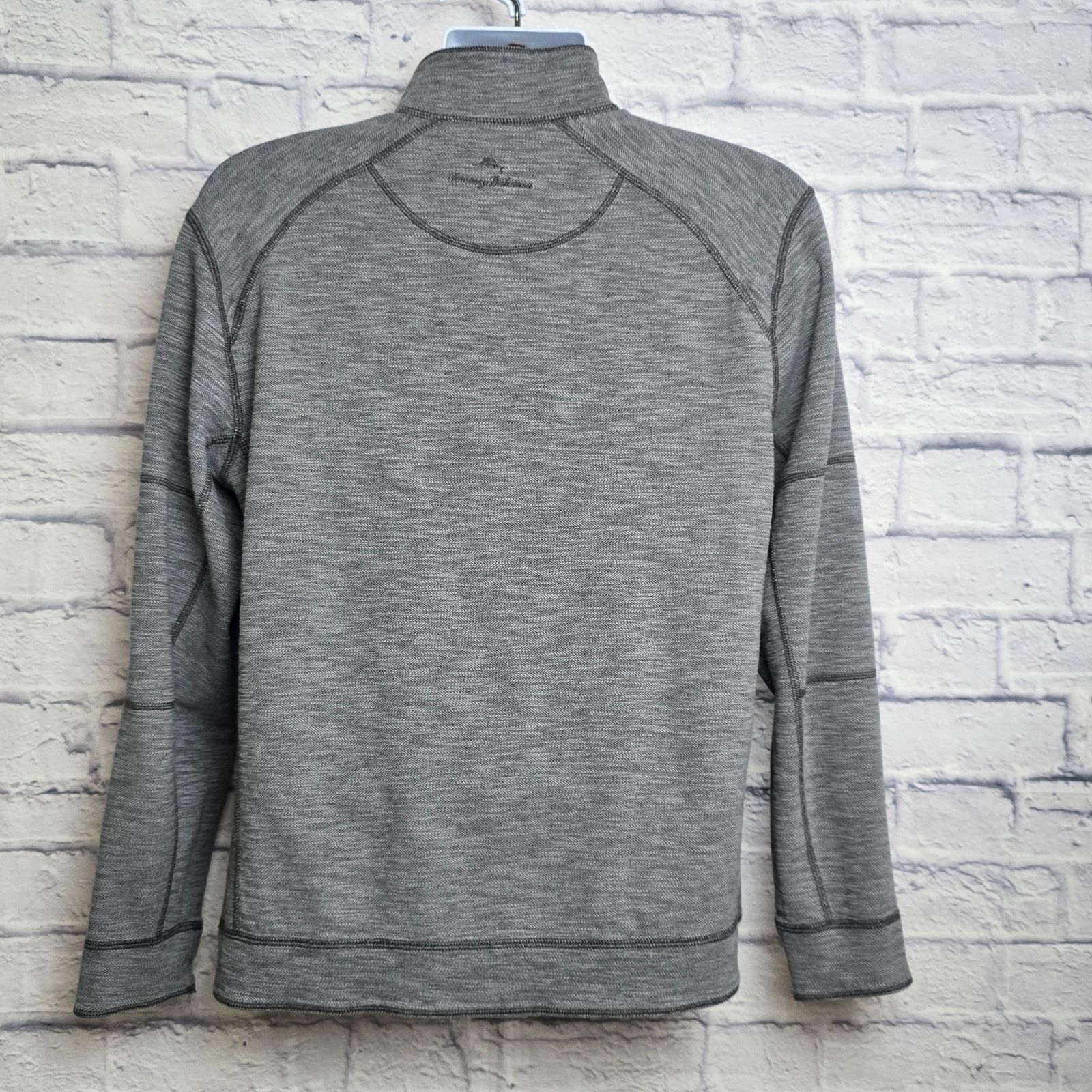 Tommy Bahama Tommy Bahama Lg Reversible 1/4 Zip Pullover Sweatshirt Gray Size US L / EU 52-54 / 3 - 2 Thumbnail
