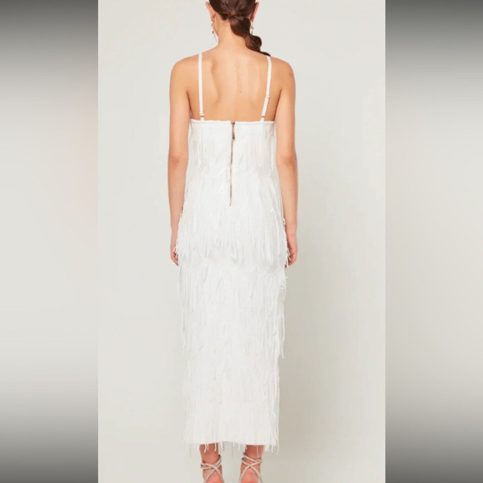 ELLIATT NWT Elliatt $330 Judith Fringe Sequin Dress Size S Size S / US 4 / IT 40 - 2 Thumbnail