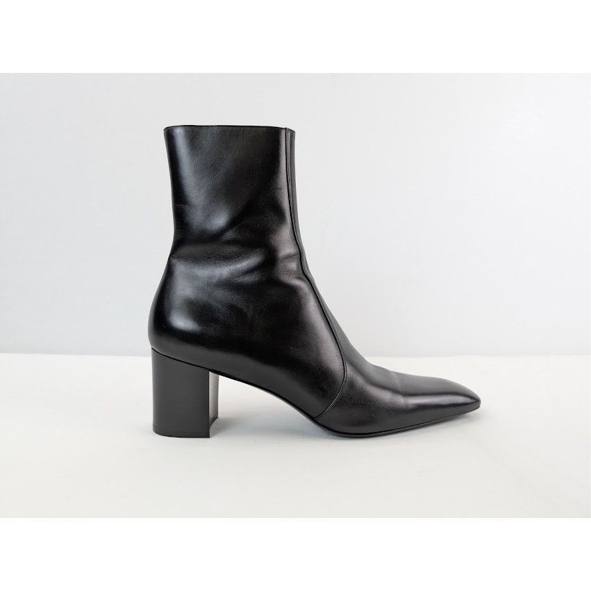 Saint Laurent Paris o1rshd1 XIV 70 Zipped Boot in Nero Size US 10 / EU 43 - 4 Thumbnail