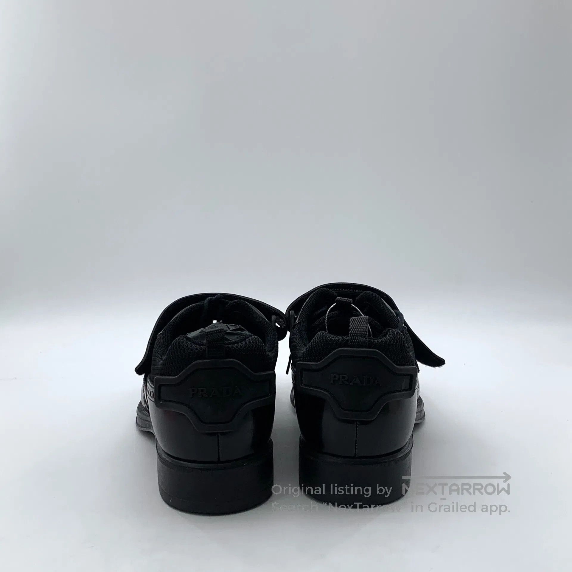 Prada Prada Black Baroque carved laced magic patch flat leather Size US 6.5 / EU 39-40 - 4 Thumbnail