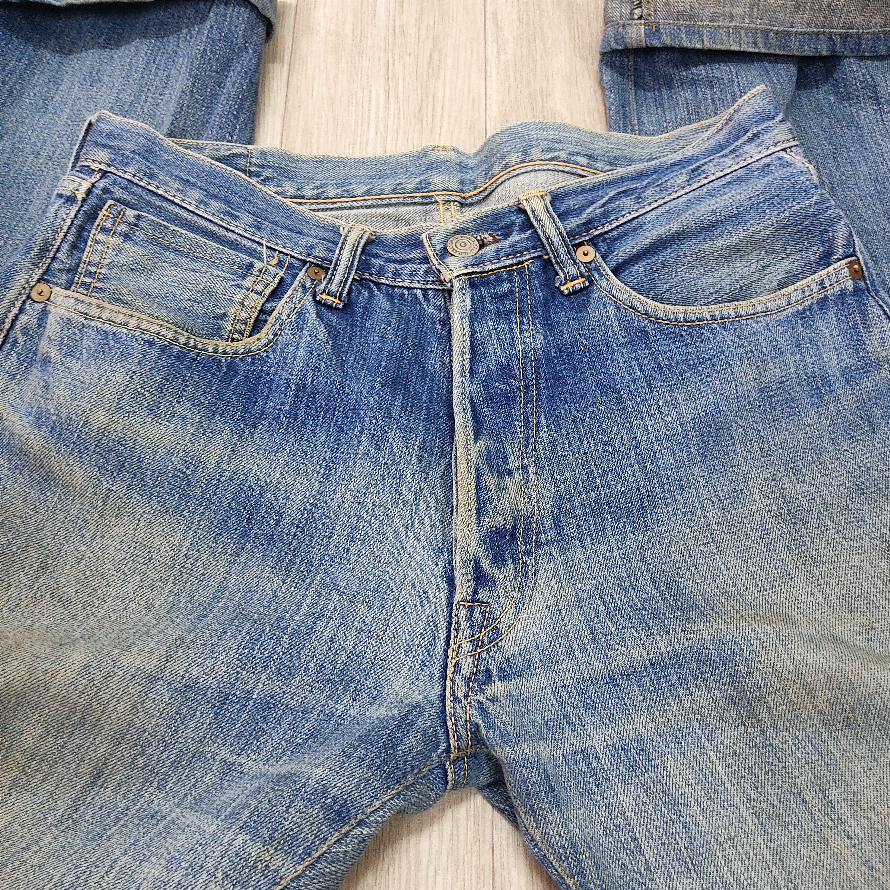 Japanese Brand Vintage Cloze Jeans Distressed Selvedge Denim Pants Size US 32 / EU 48 - 6 Thumbnail