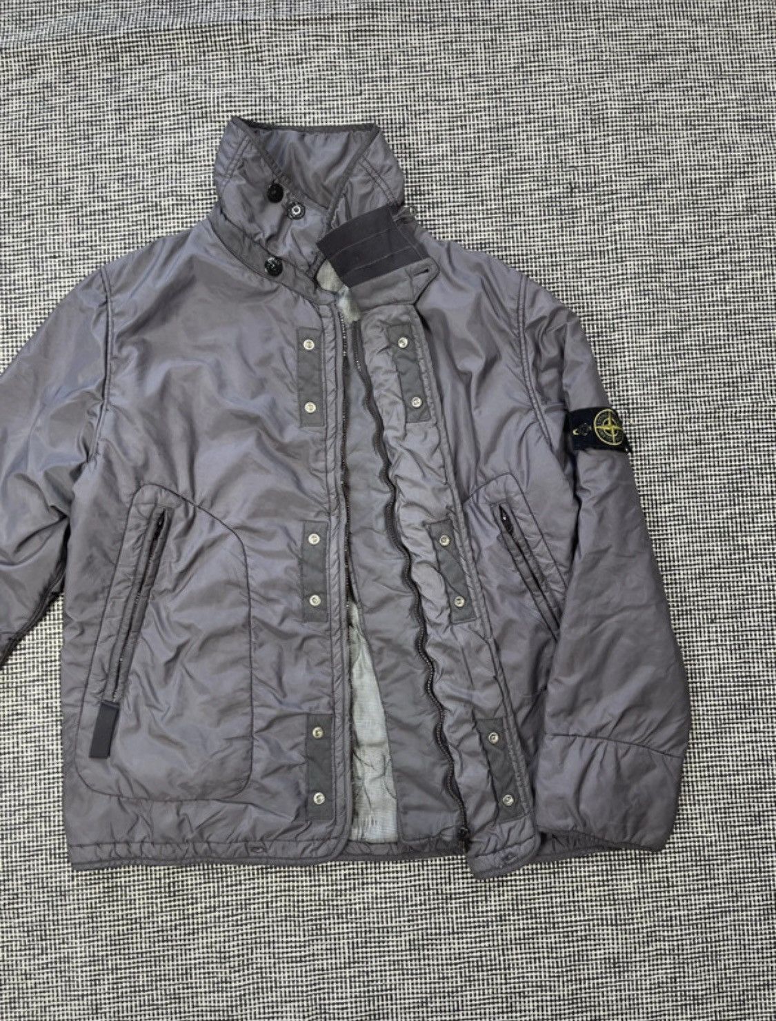 Stone Island Stone Island 2003 high neck zip jacket Size US L / EU 52-54 / 3 - 6 Thumbnail