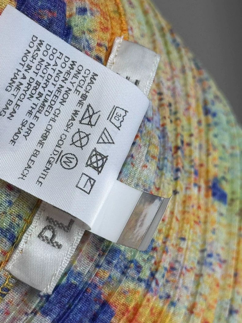 Issey Miyake Issey Miyake size:3 Yellow starry sky long-sleeved top Size S / US 4 / IT 40 - 4 Thumbnail
