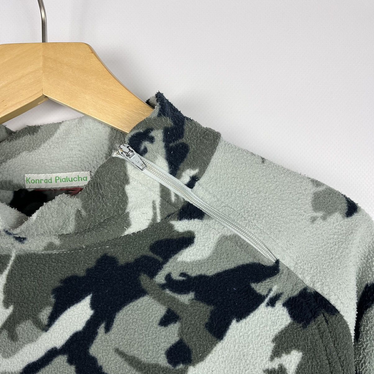 Quiksilver Vintage Y2K Quiksilver Camo Fleece Sweatshirt Outdoor Hiking Size US XS / EU 42 / 0 - 5 Thumbnail