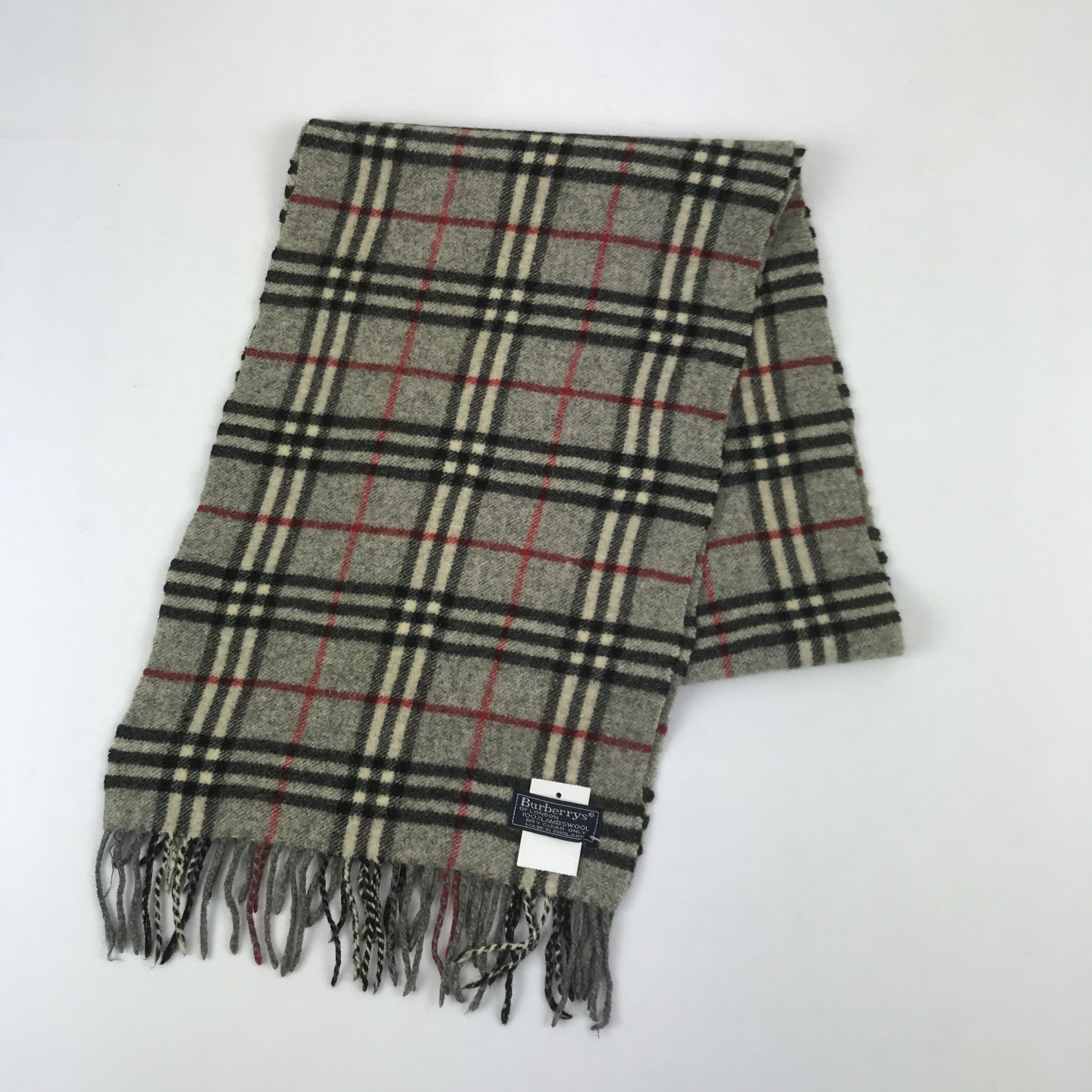 Burberry Vintage Burberry Scarf Nova Check Muffler Wool Scarves . Size ONE SIZE - 3 Thumbnail