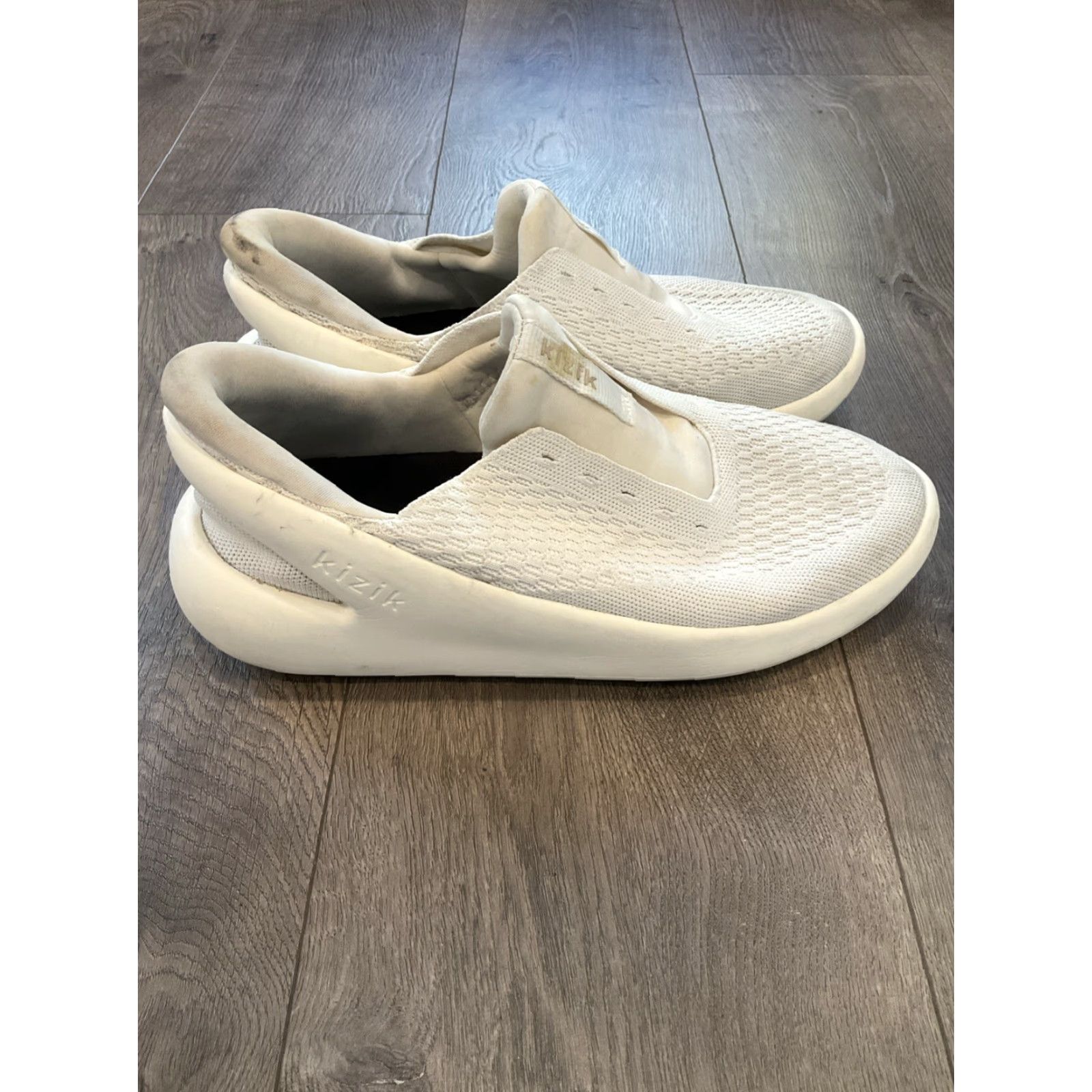 ROAMER Kizik Roamer Sneaker Men 8.5 Pebble Gray No Laces Size 8.5 Gray Pebbles Casual Synthetic Upper Mens Size US 8.5 / EU 41-42 - 3 Thumbnail