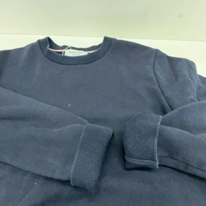 Thom Browne Classic Navy Blue Sports Sweatshirt -2507