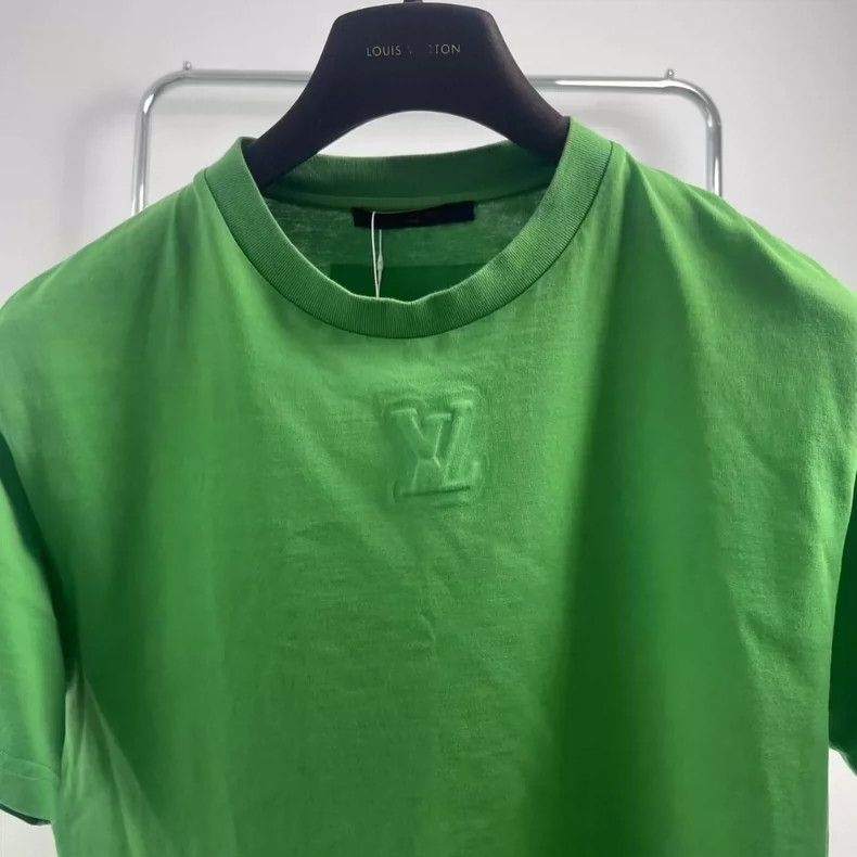 Louis Vuitton LOUIS VUITTON Green Chest Relief Short Sleeve 2504-Nextarro Size US M / EU 48-50 / 2 - 3 Thumbnail
