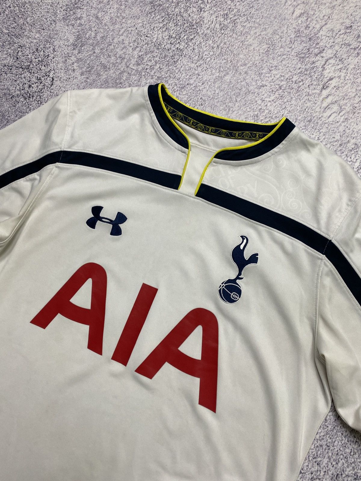 Under Armour Tottenham Hotspur 2014 2015 Home Shirt Jersey Soccer Kit Tee Size US M / EU 48-50 / 2 - 4 Thumbnail