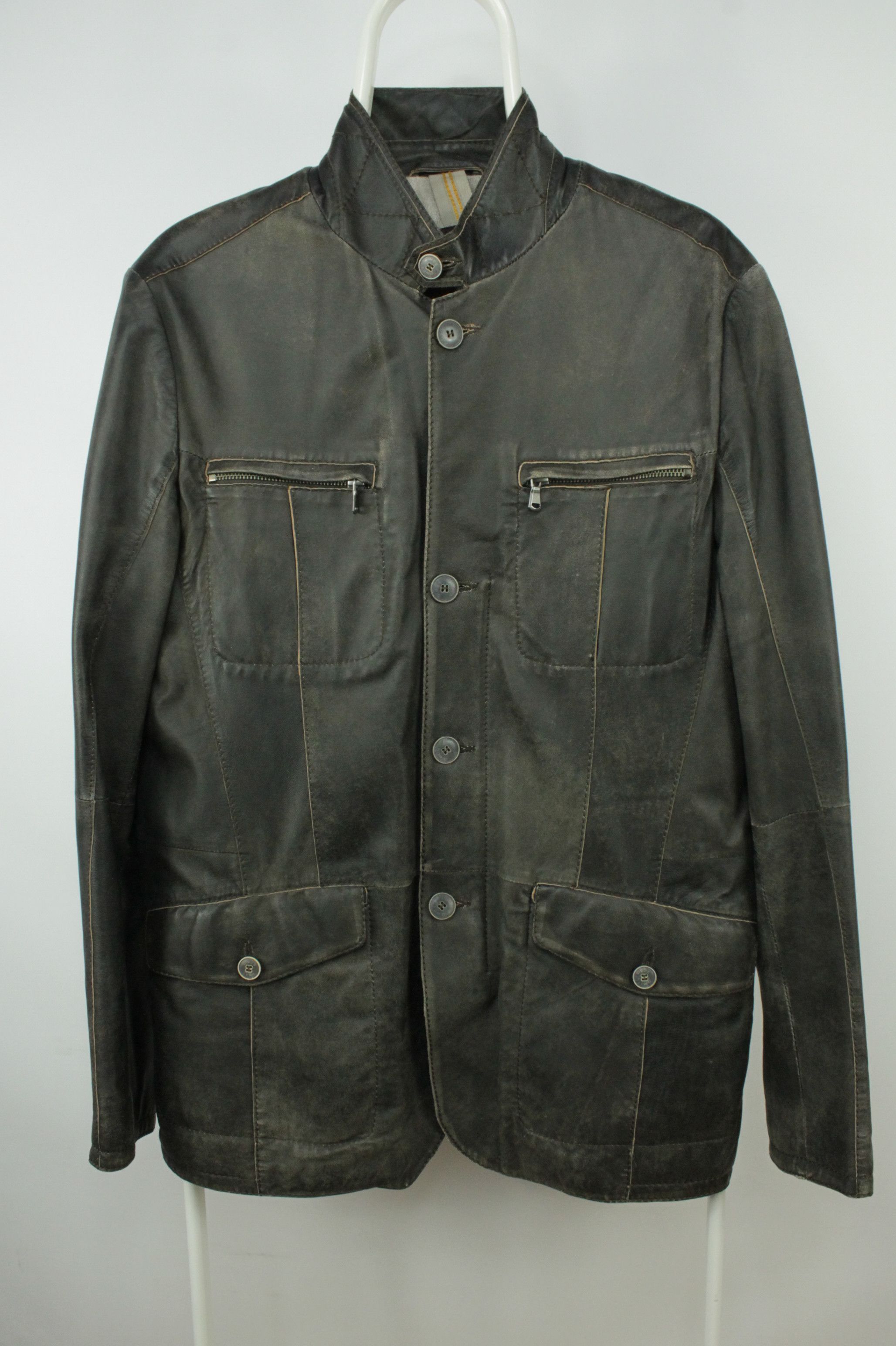 Gimo's Gimo's Light Leather Jacket Men's Size US M / EU 48-50 / 2 - 1 Thumbnail